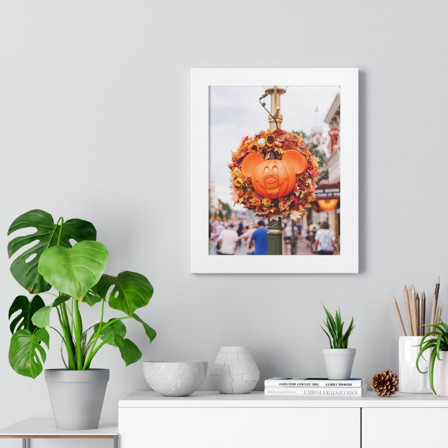 Pumpkin Mouse - Framed Print