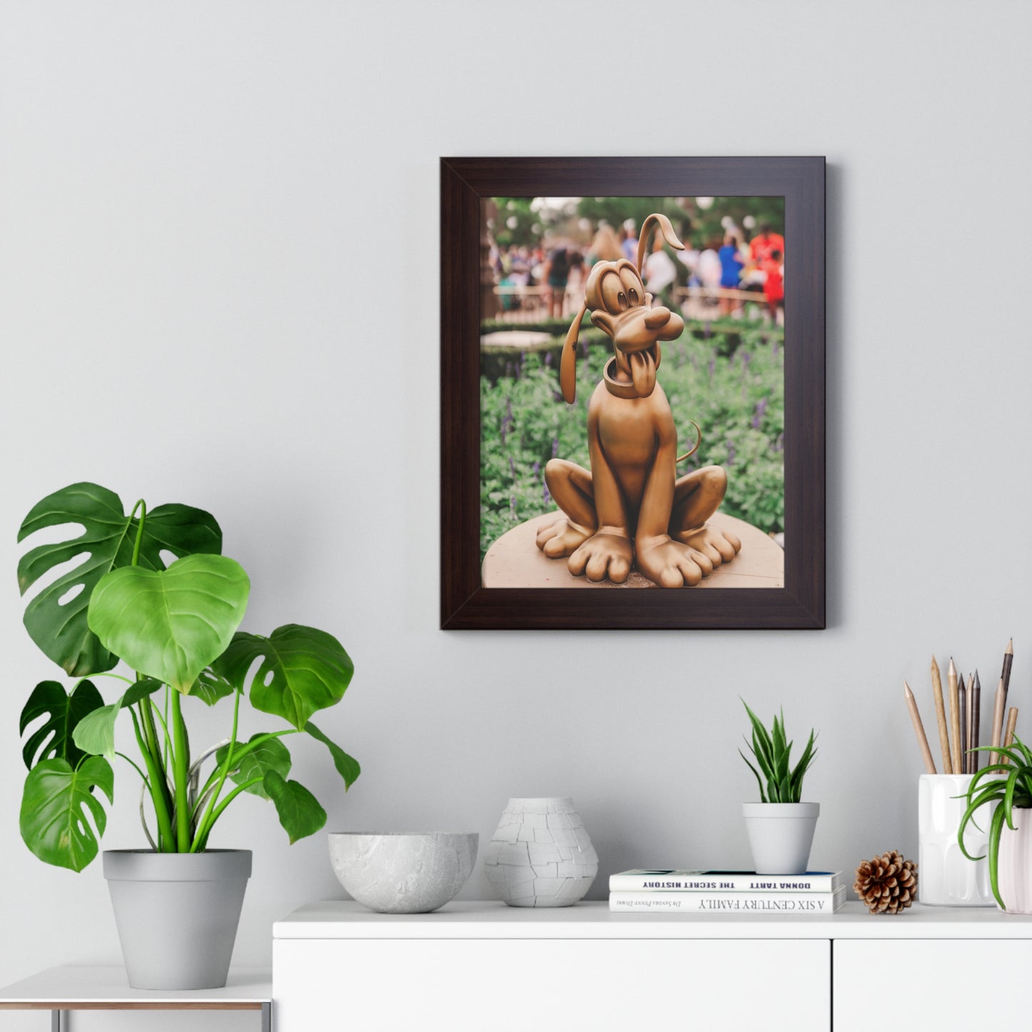 Golden Magical Dog - Framed Print