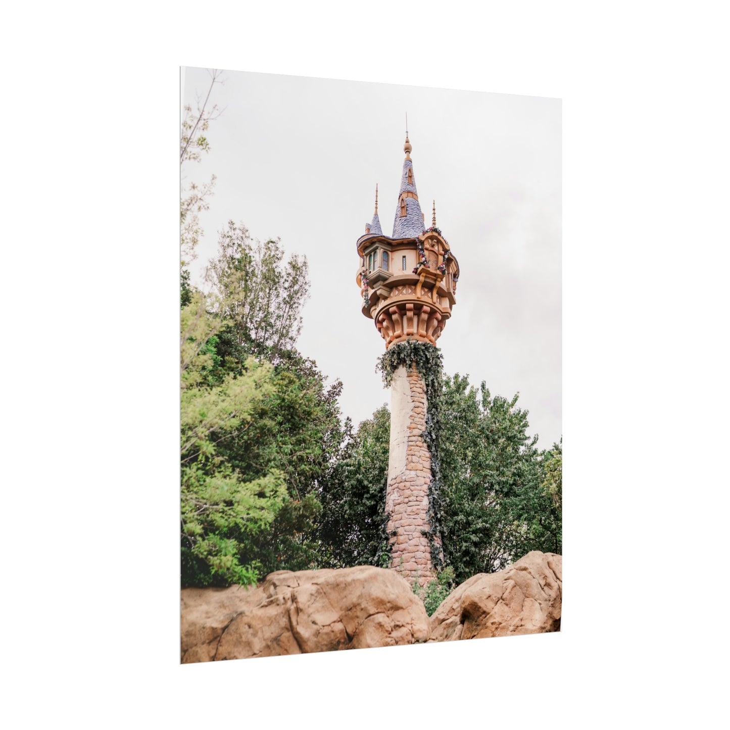 Golden Hair Tower - Unframed Print