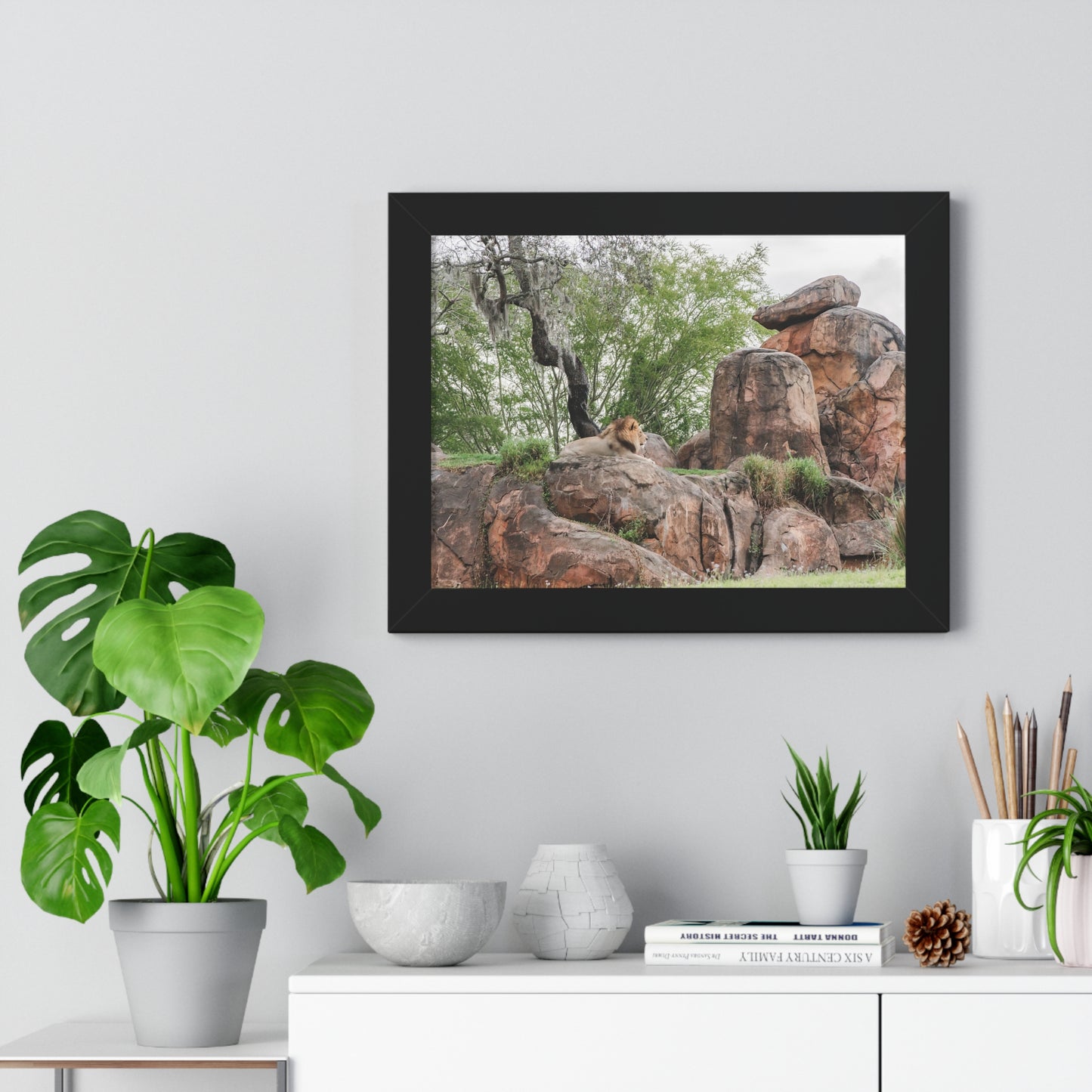 King of the Jungle - Framed Print