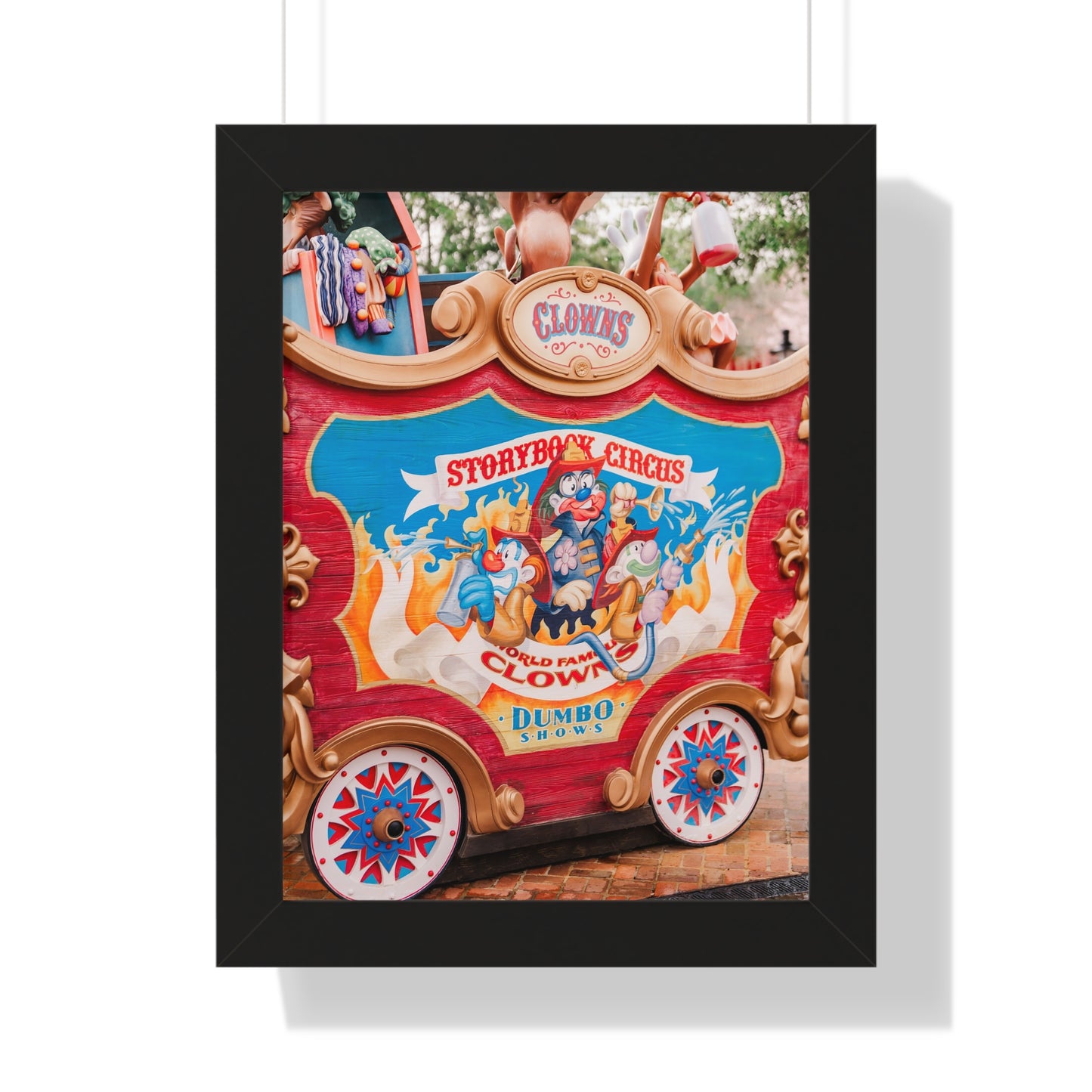 Circus Caravan - Framed Print