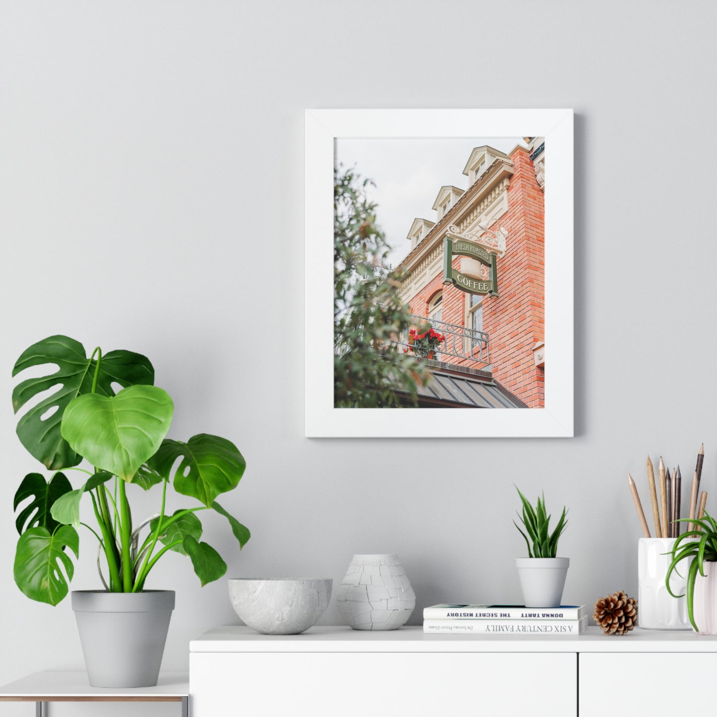 Heaven is on Main Street - Framed Print