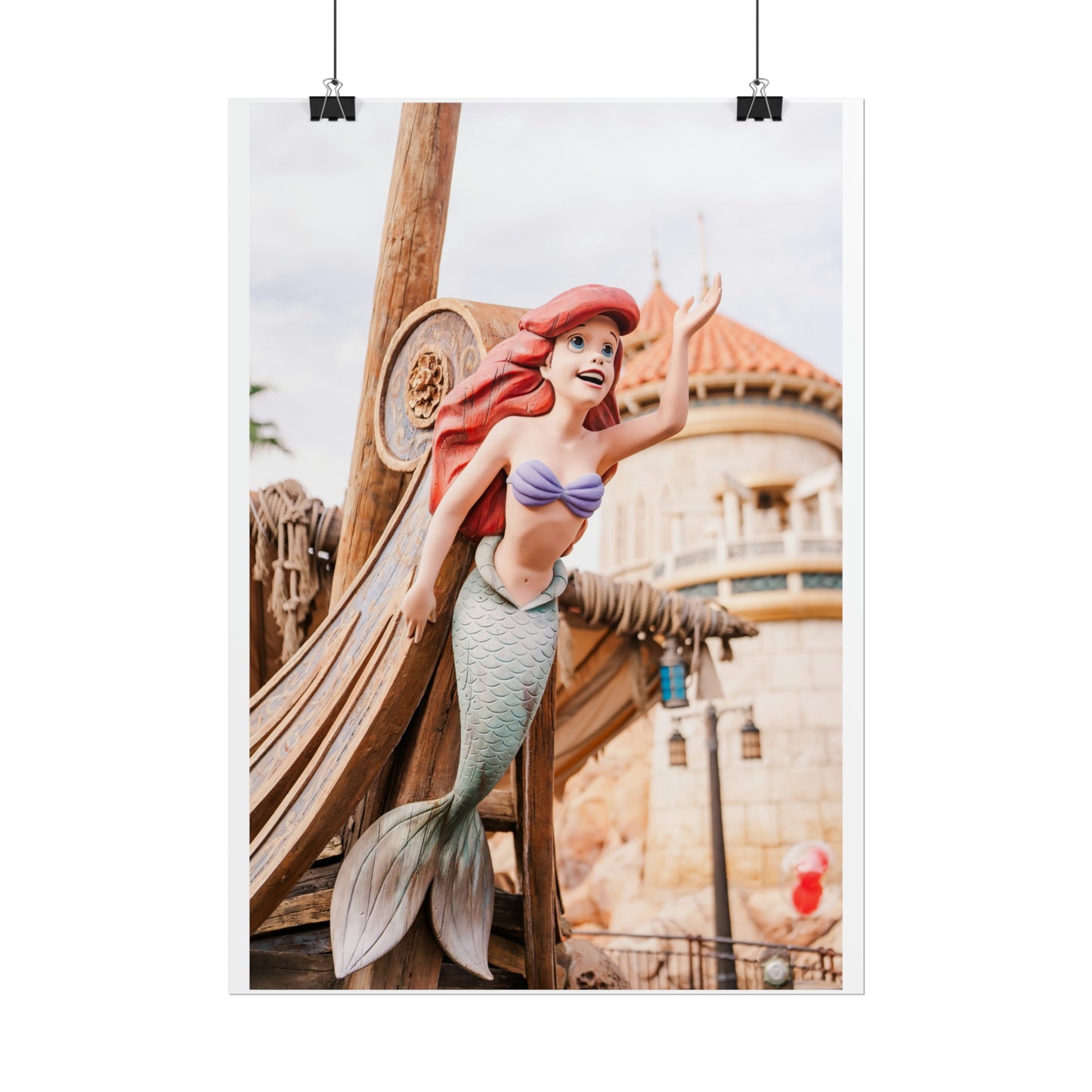 Ship Wrecked Mermaid - Unframed Print