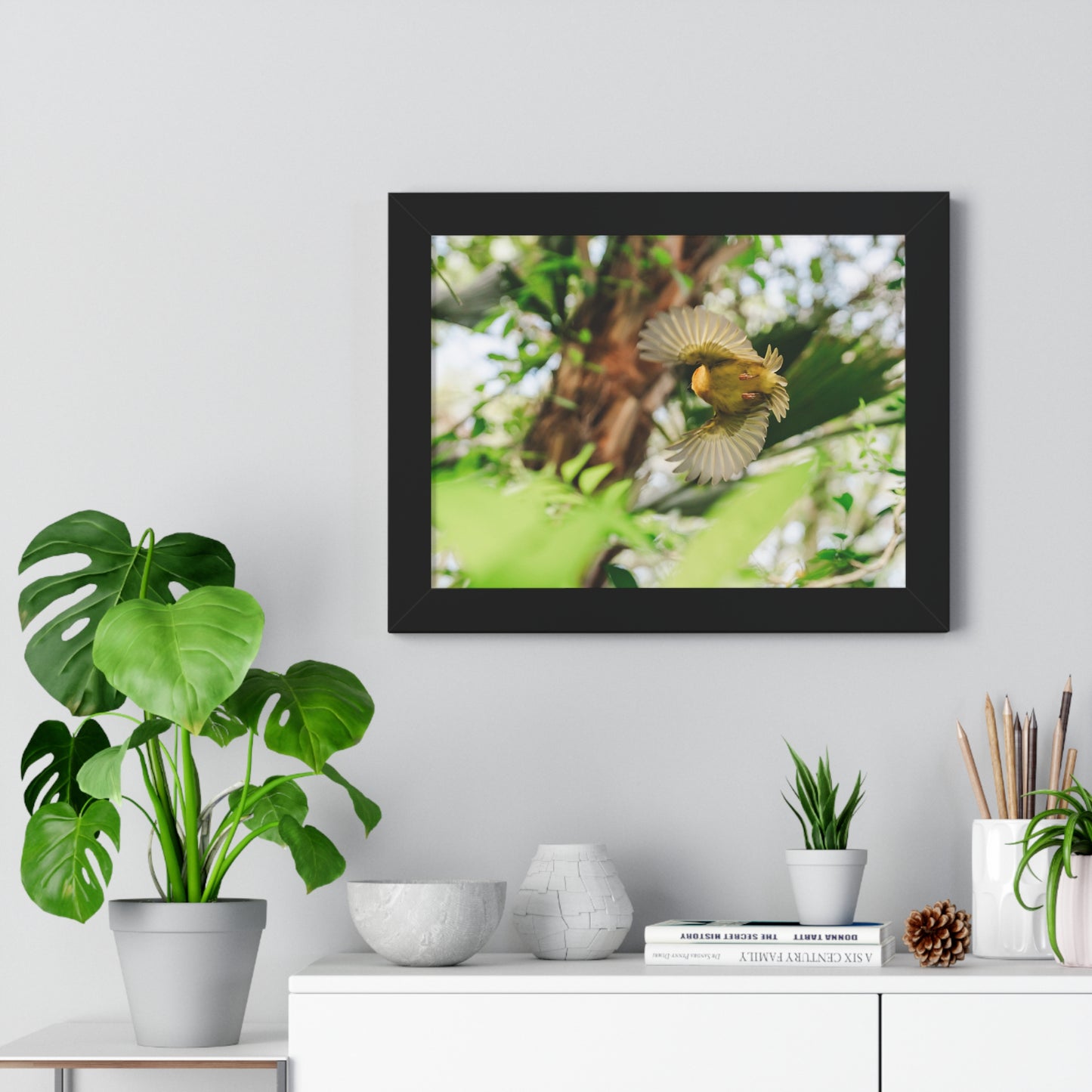 Flight in the Animal Realm - Framed Print