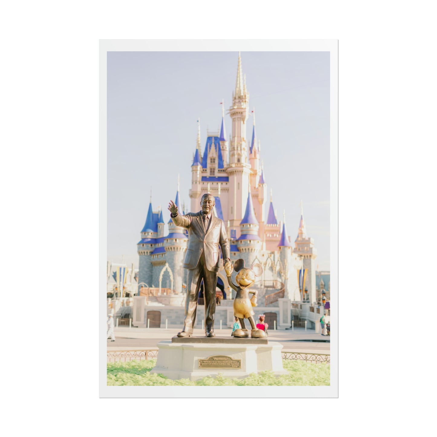 The Man & The Mouse - Unframed Print