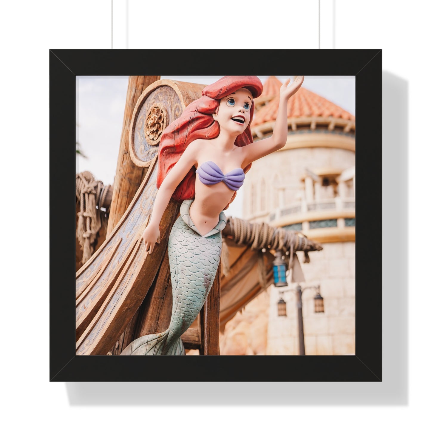 Mermaid Ship - Framed Print