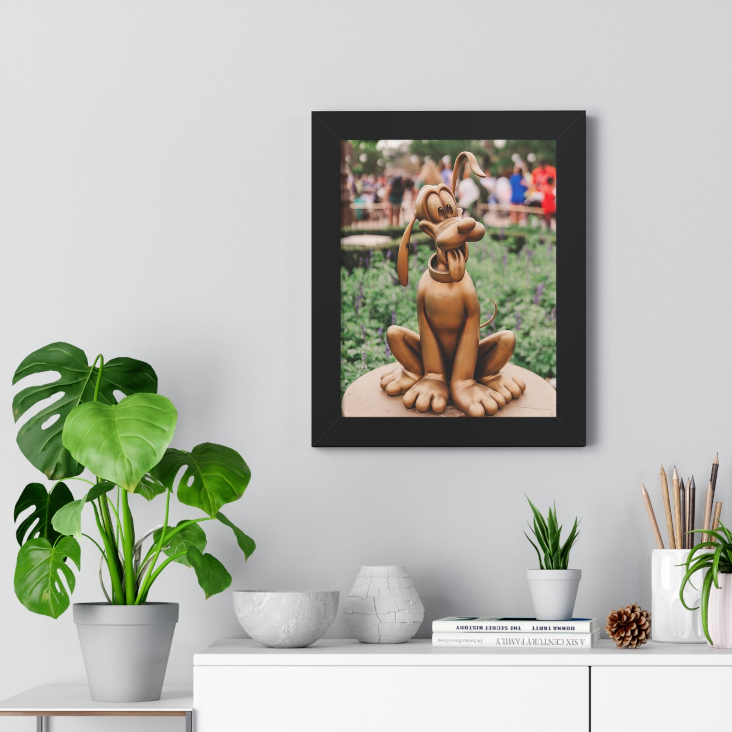 Golden Magical Dog - Framed Print