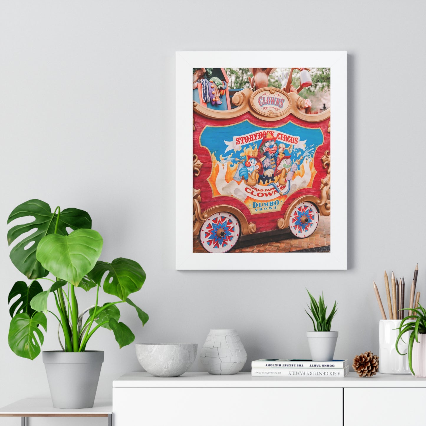 Circus Caravan - Framed Print