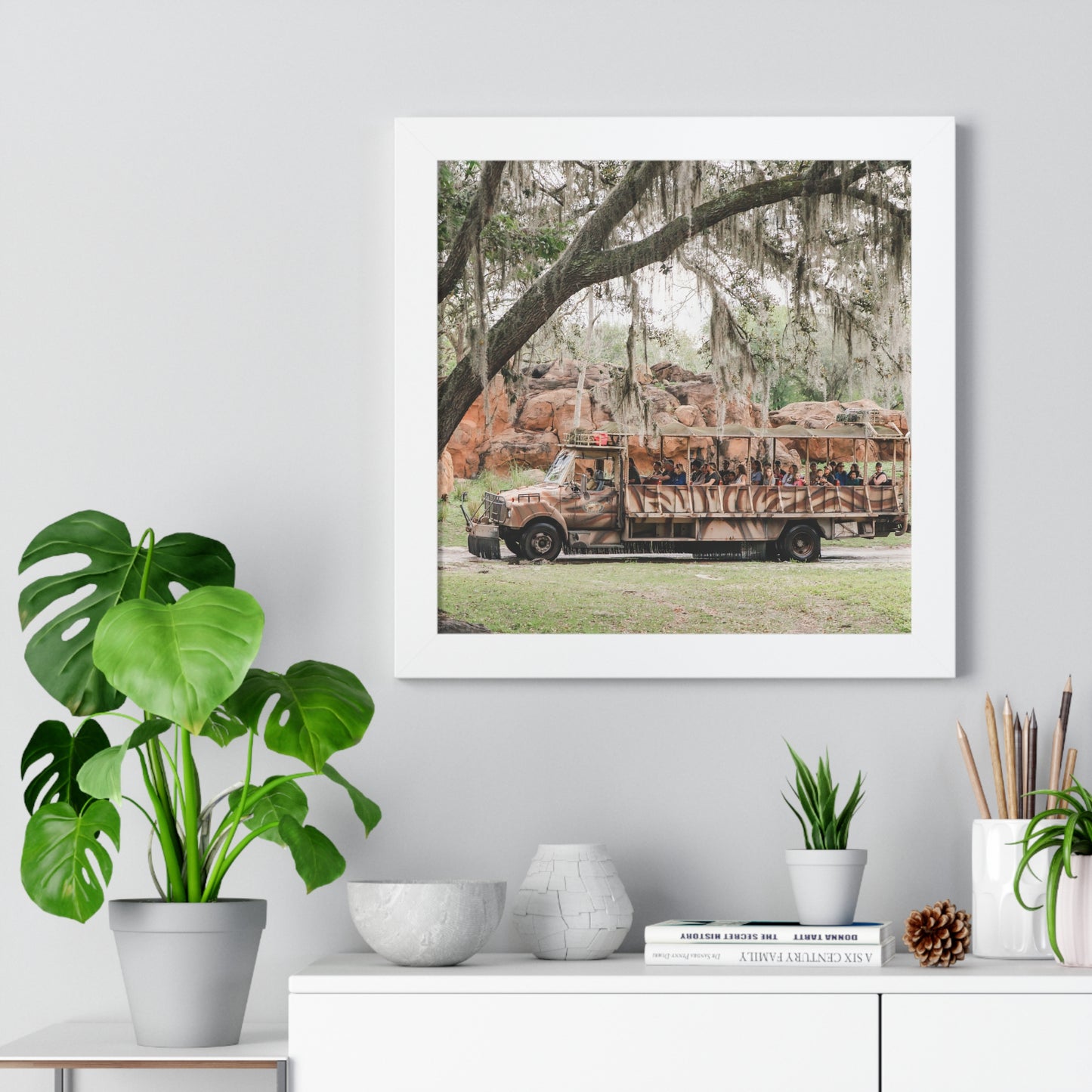 The Animal Realm Safari - Framed Print