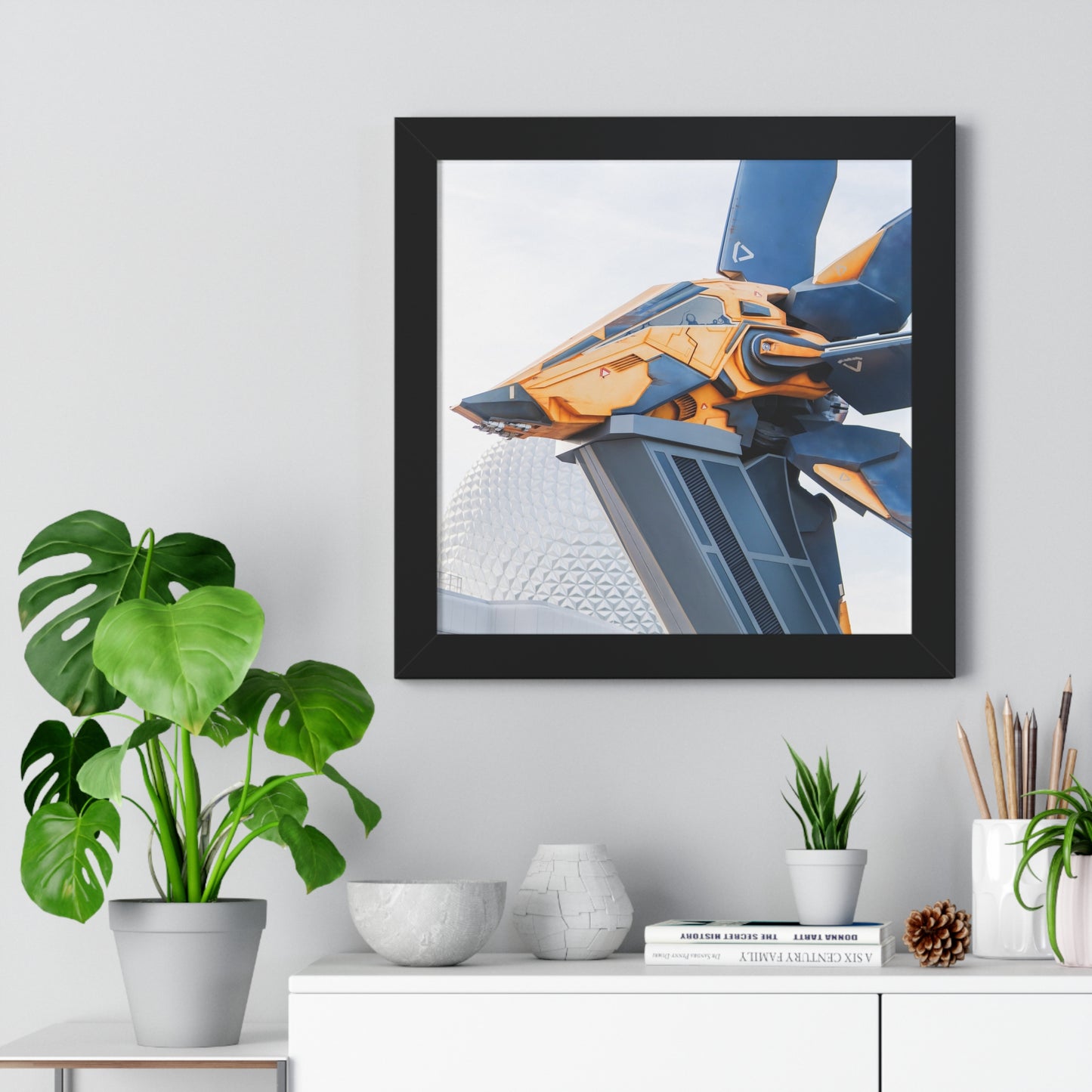 The Cosmic Guardian - Framed Print