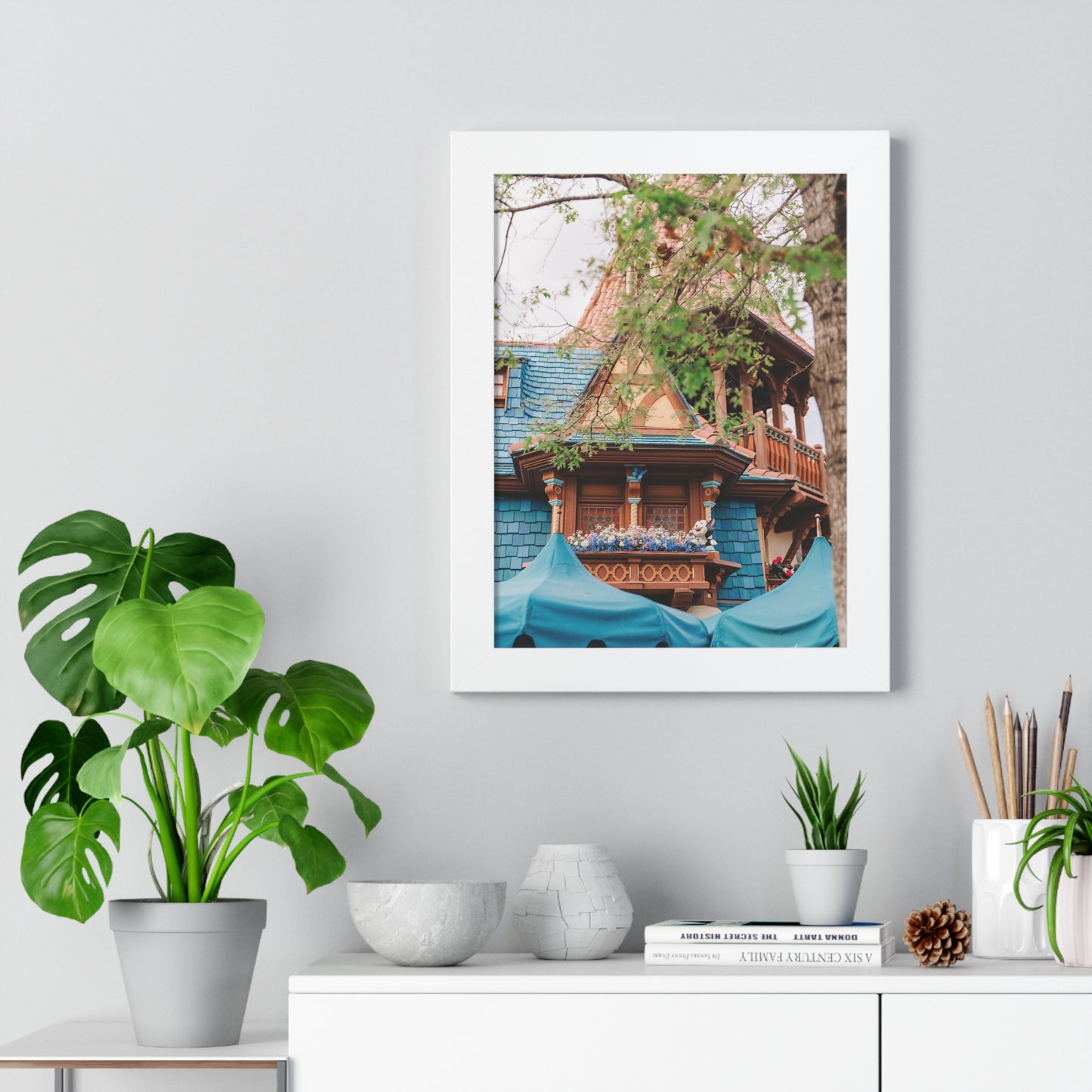 Wooden Boy's Home - Framed Print