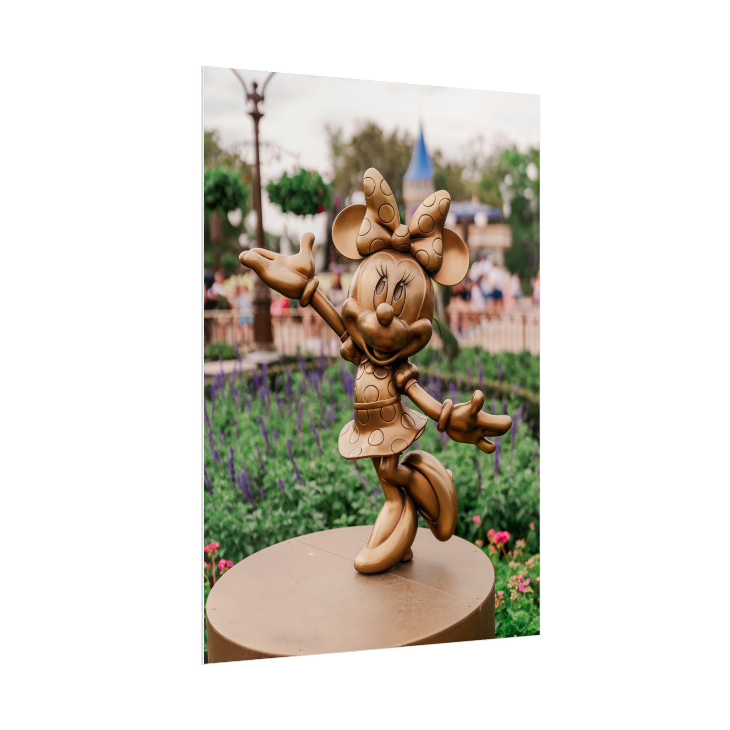 Golden Girly Mouse - Unframed Print