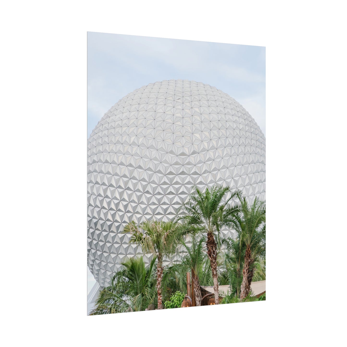 Tropical Golf Ball - Unframed Print