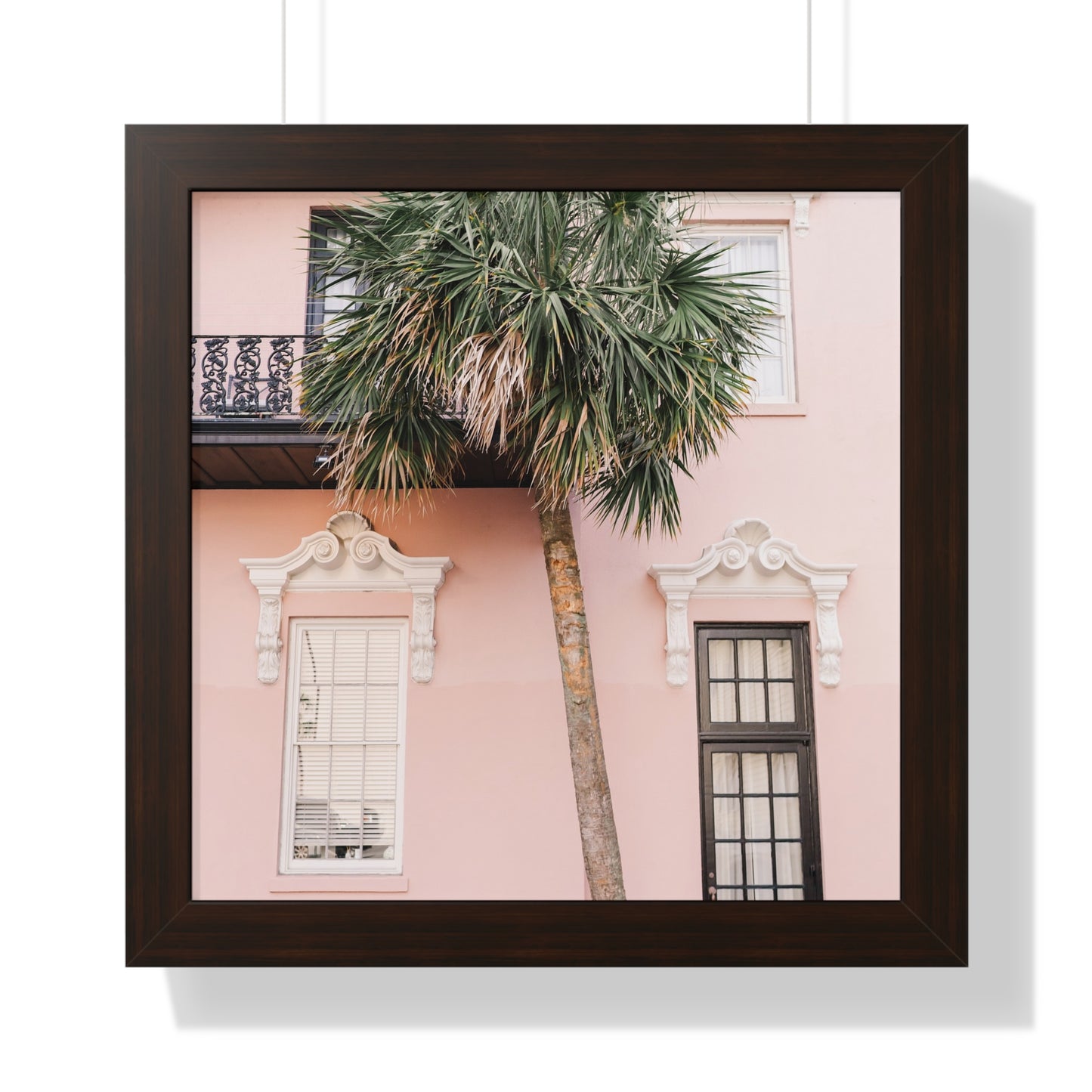 Pink Palmetto - Framed Print