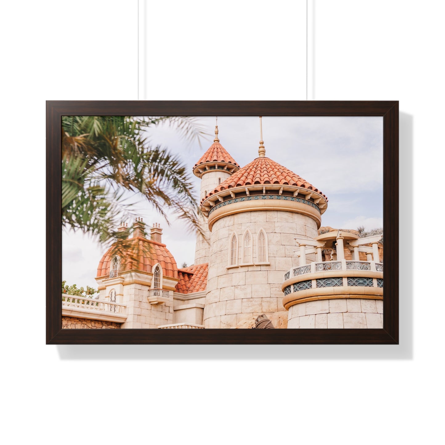 A Mermaid's Castle - Framed Print