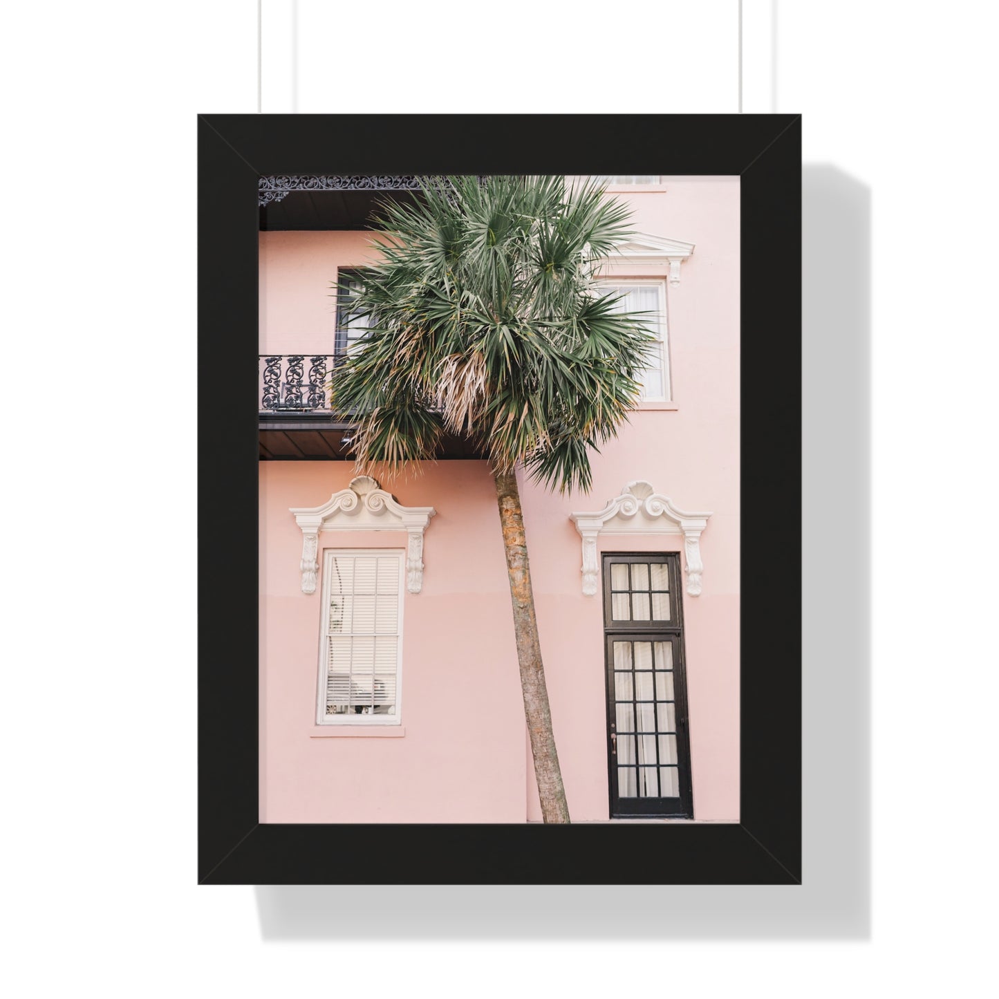 Pink Palmetto - Framed Print