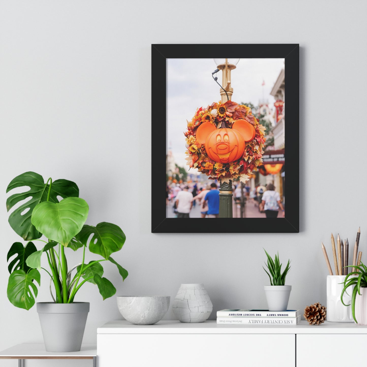 Pumpkin Mouse - Framed Print