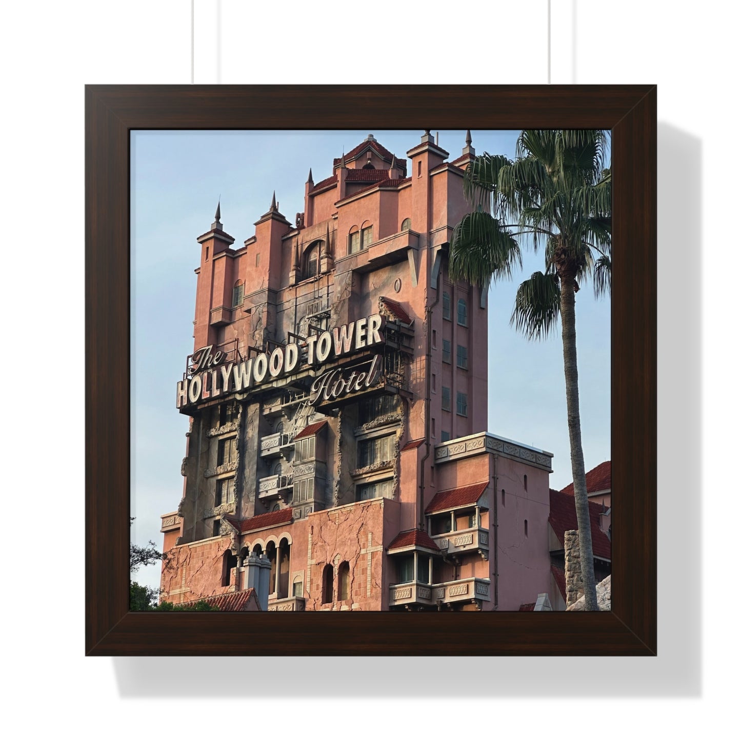 Hollywood Tower Hotel - Framed Print