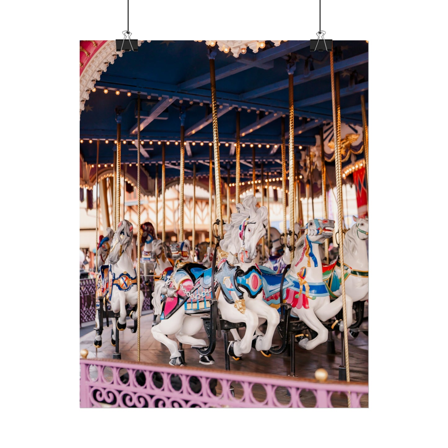 Carousel Magic - Unframed Print