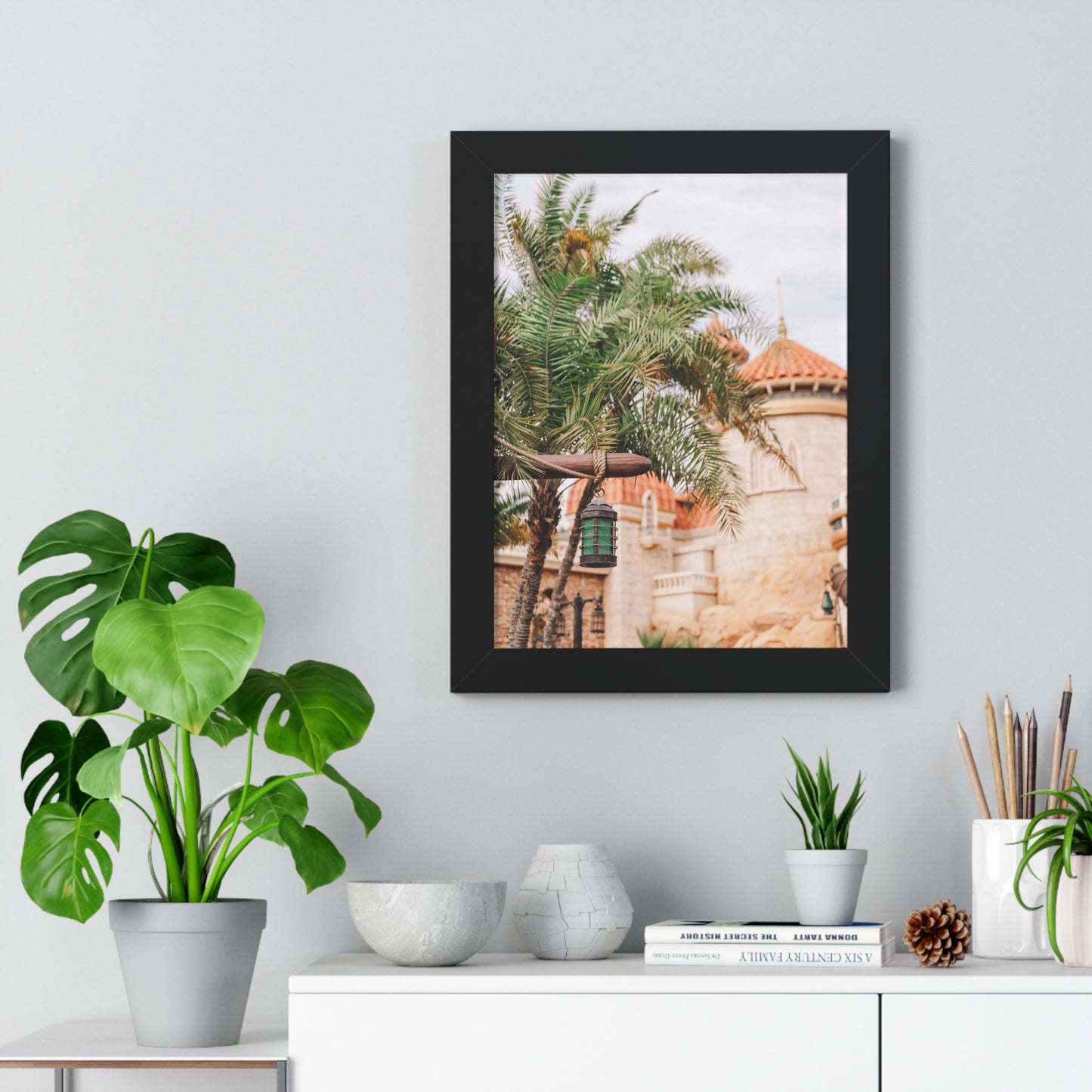 A Mermaid Palm - Framed Print