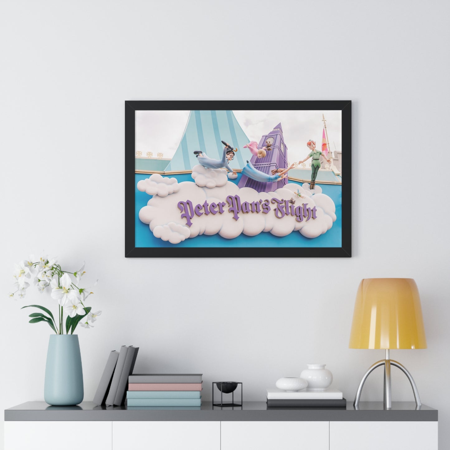 Flying Boy Print WDW