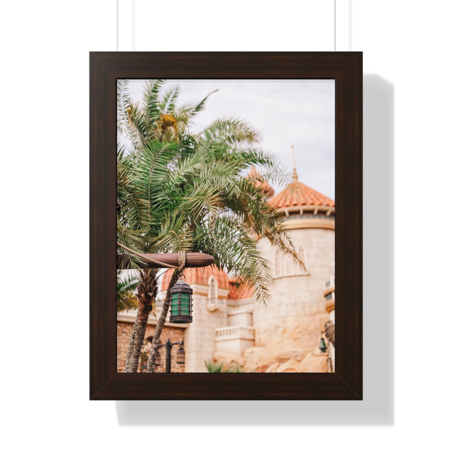 A Mermaid Palm - Framed Print