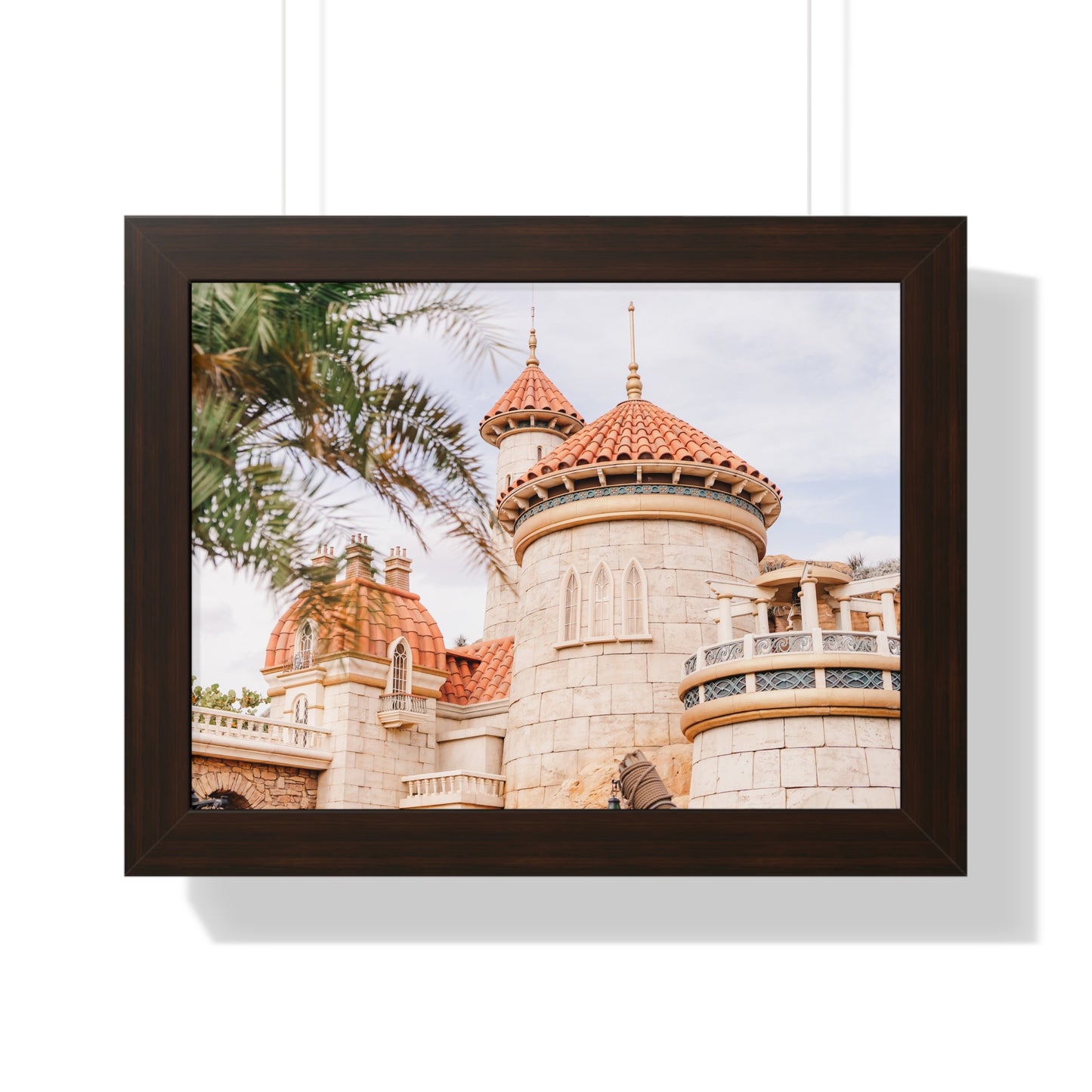 A Mermaid's Castle - Framed Print