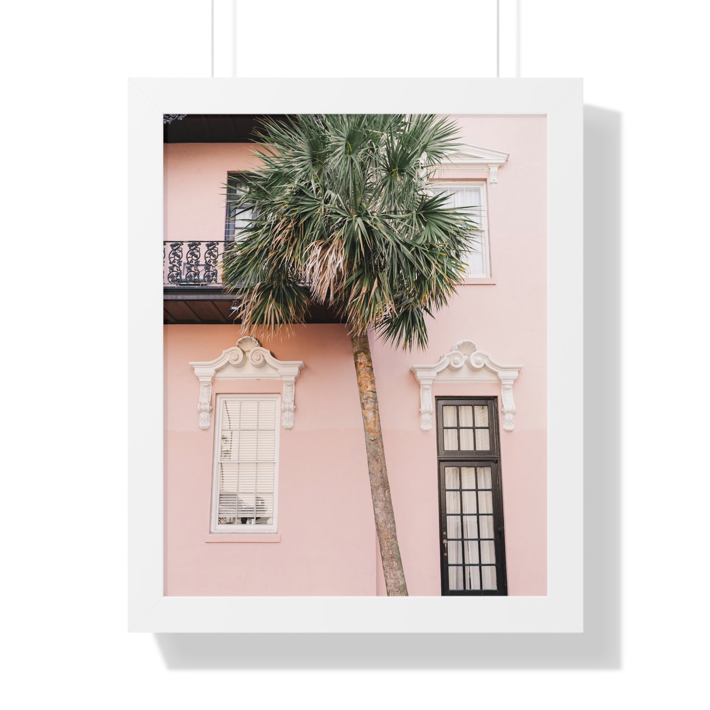 Pink Palmetto - Framed Print