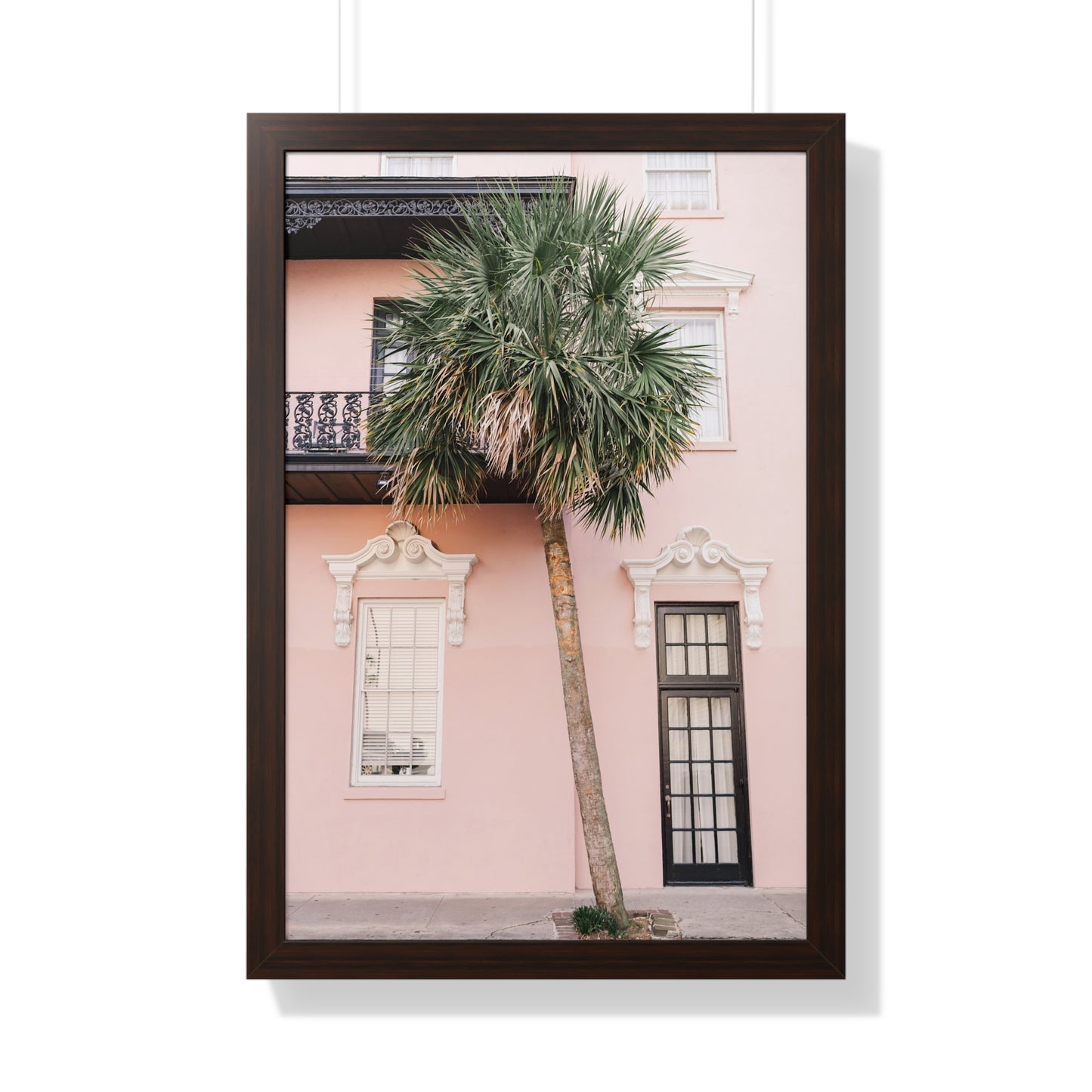 Pink Palmetto - Framed Print