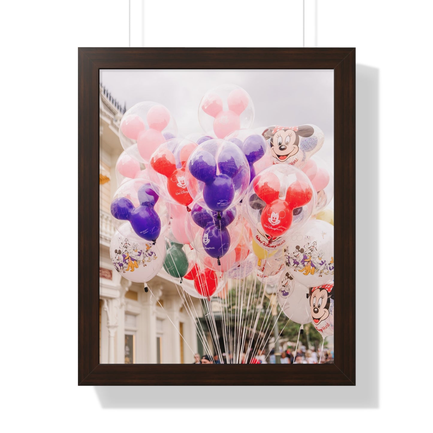 Main Street Balloons - Framed Print