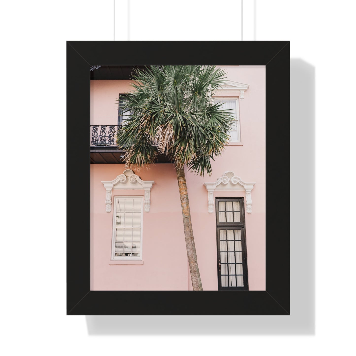 Pink Palmetto - Framed Print