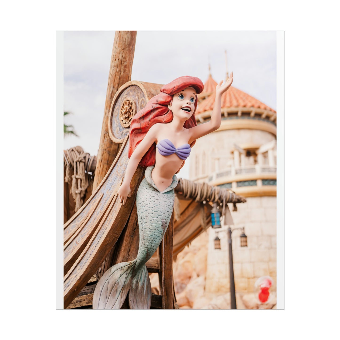 Ship Wrecked Mermaid - Unframed Print