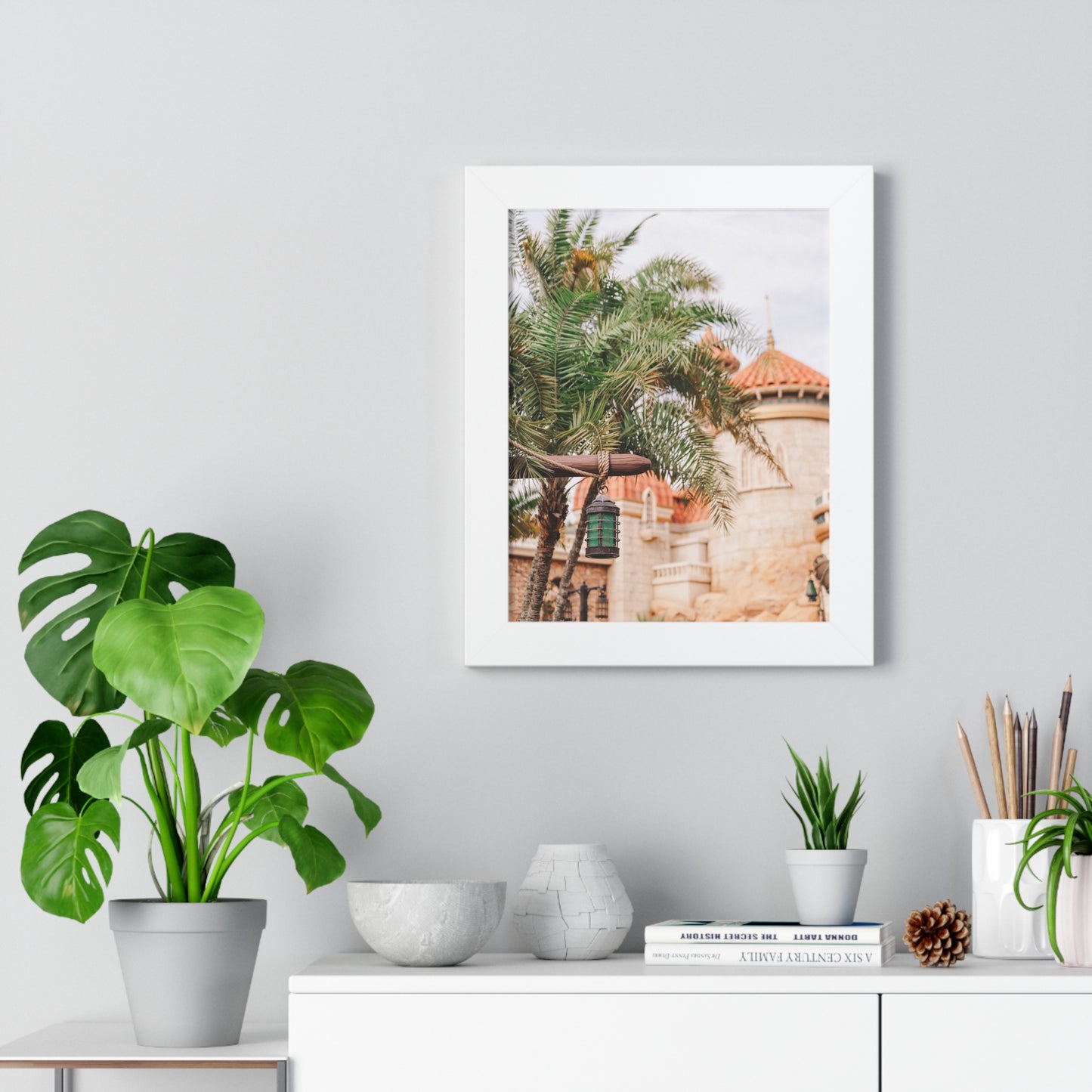 A Mermaid Palm - Framed Print