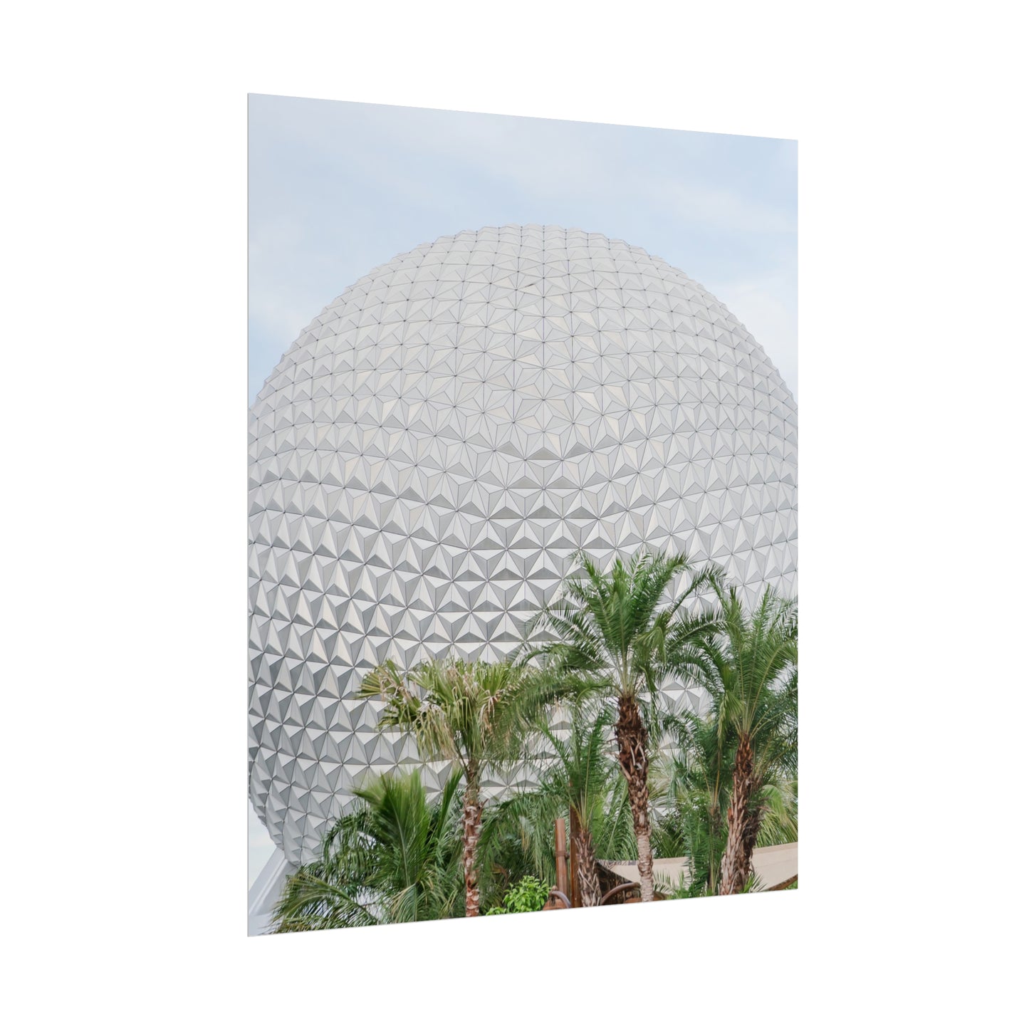 Tropical Golf Ball - Unframed Print