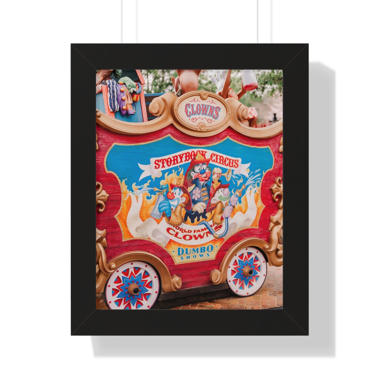 Circus Caravan - Framed Print