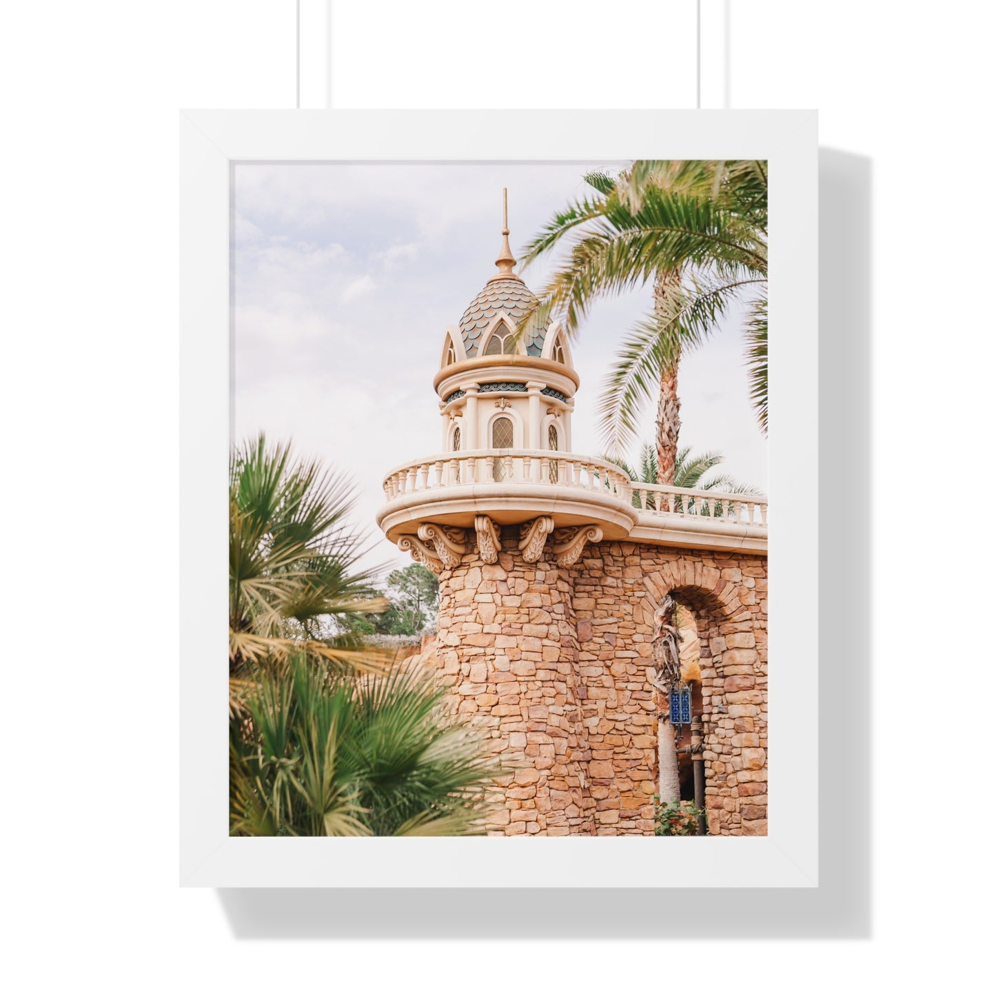 Mermaid's Castle Pillar - Framed Print