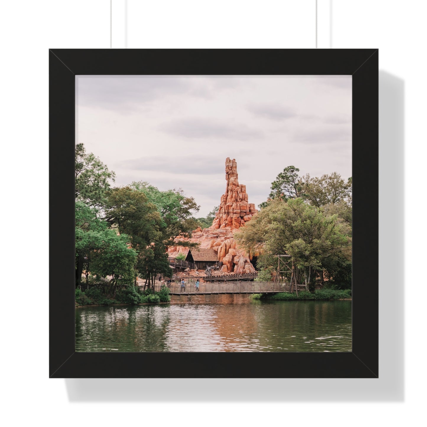 Large Thunder Mountain - Framed Print