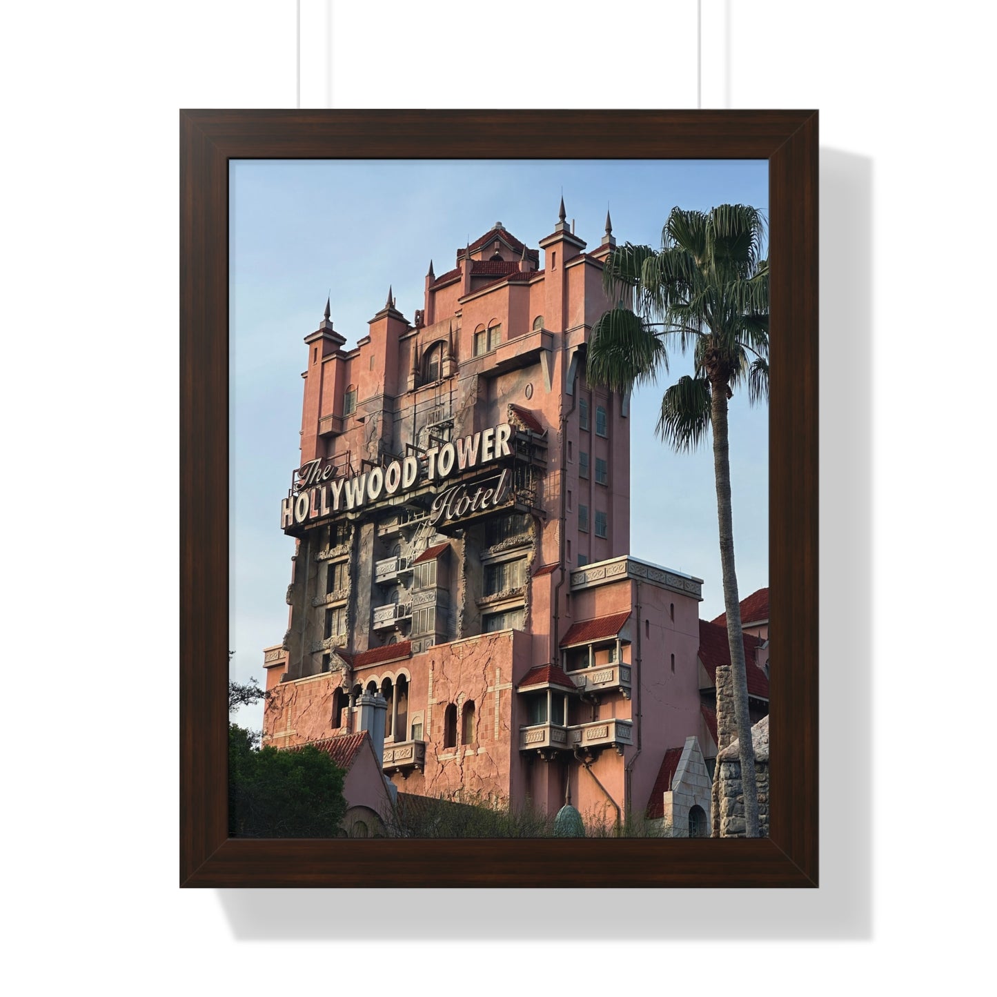 Hollywood Tower Hotel - Framed Print