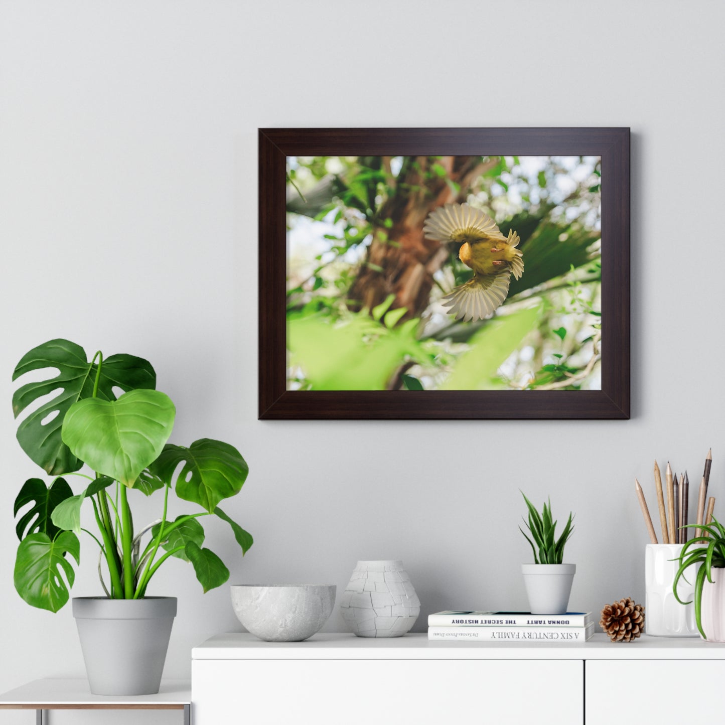 Flight in the Animal Realm - Framed Print