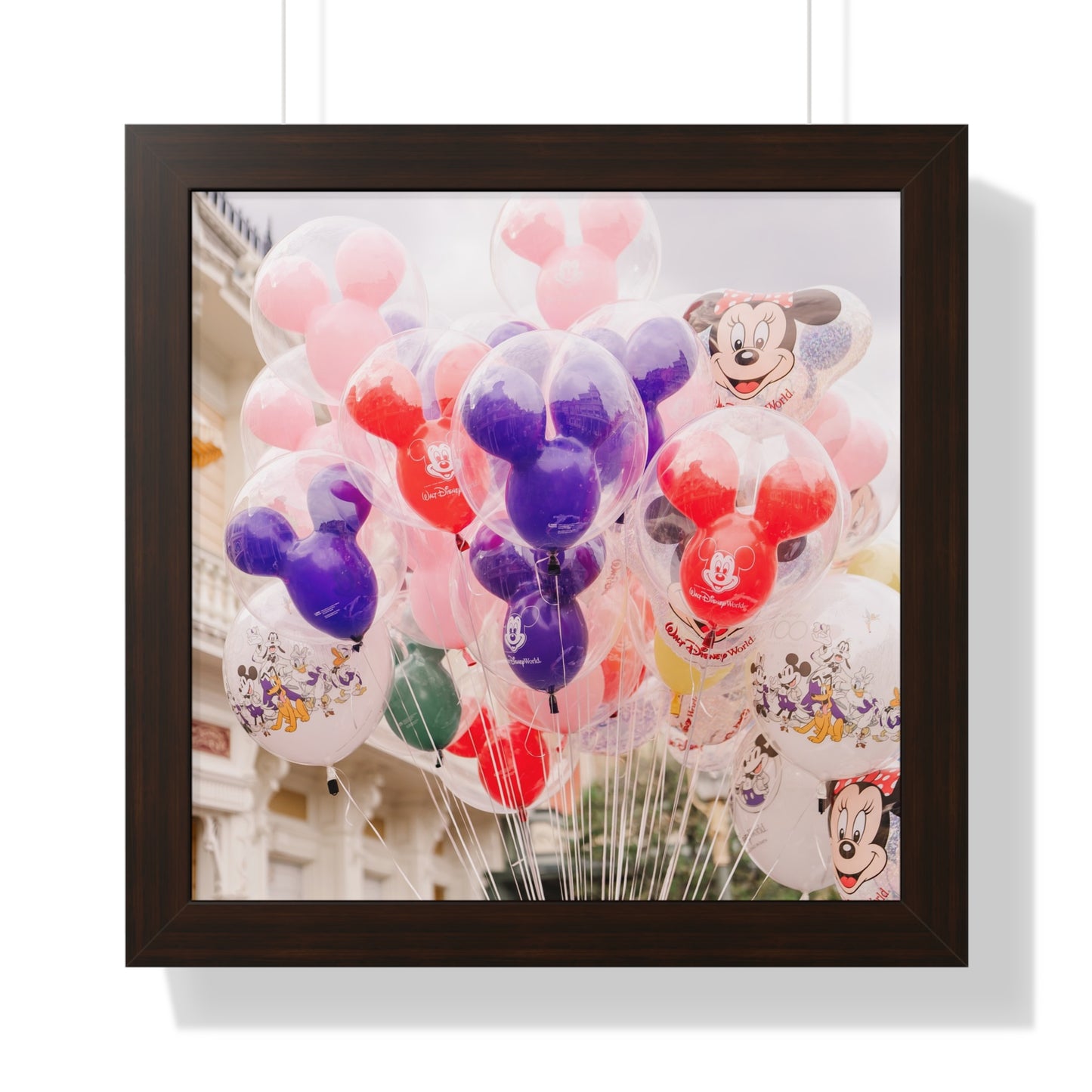 Main Street Balloons - Framed Print