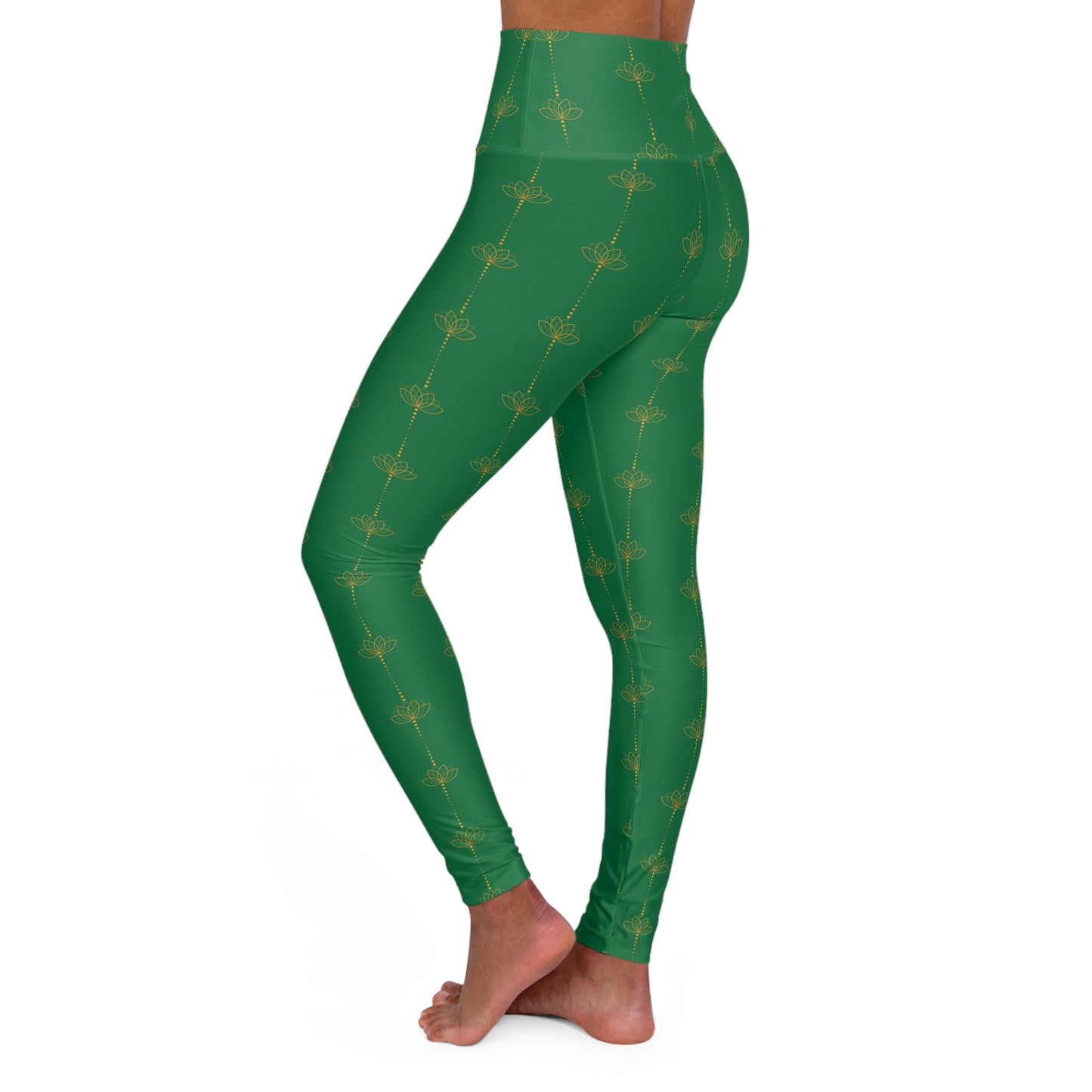 Green The Princess & The Frog | Tiana's Bayou Adventure Lotus Leggings