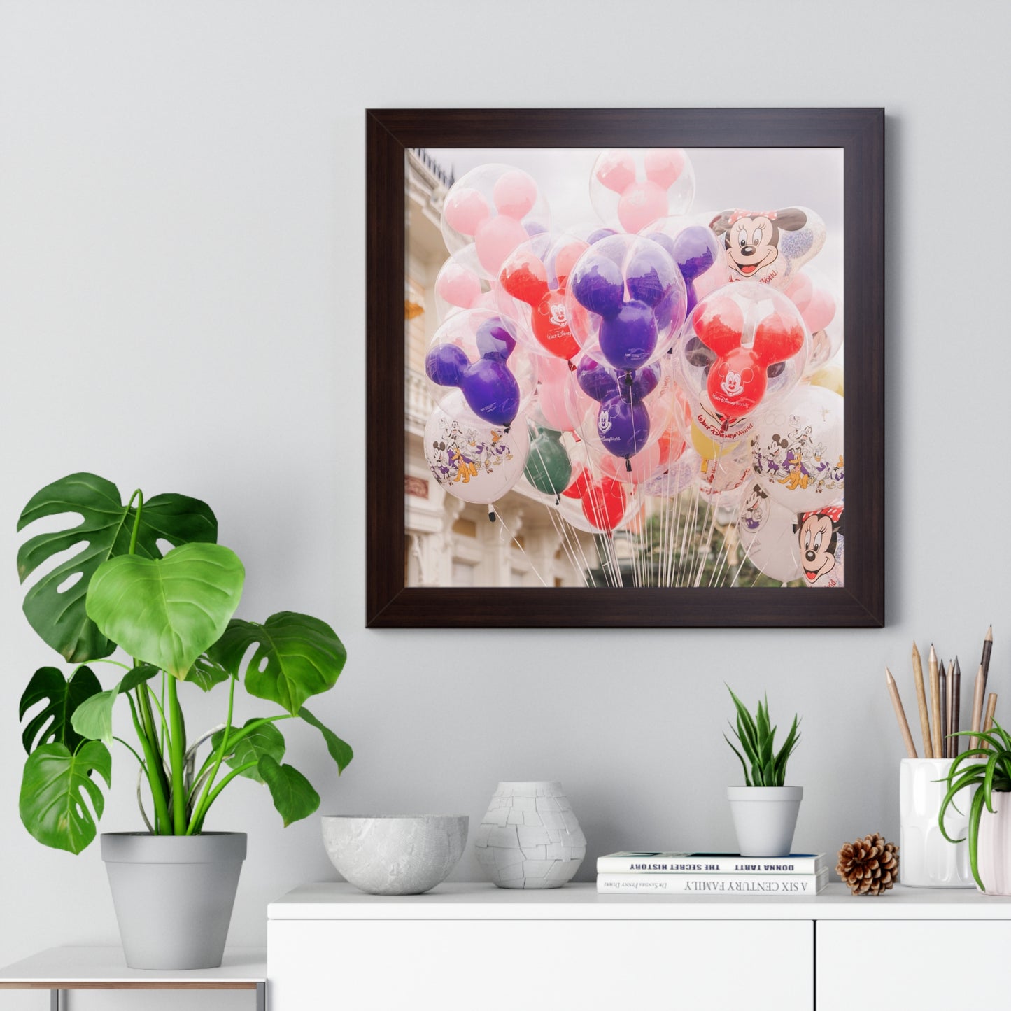 Main Street Balloons - Framed Print