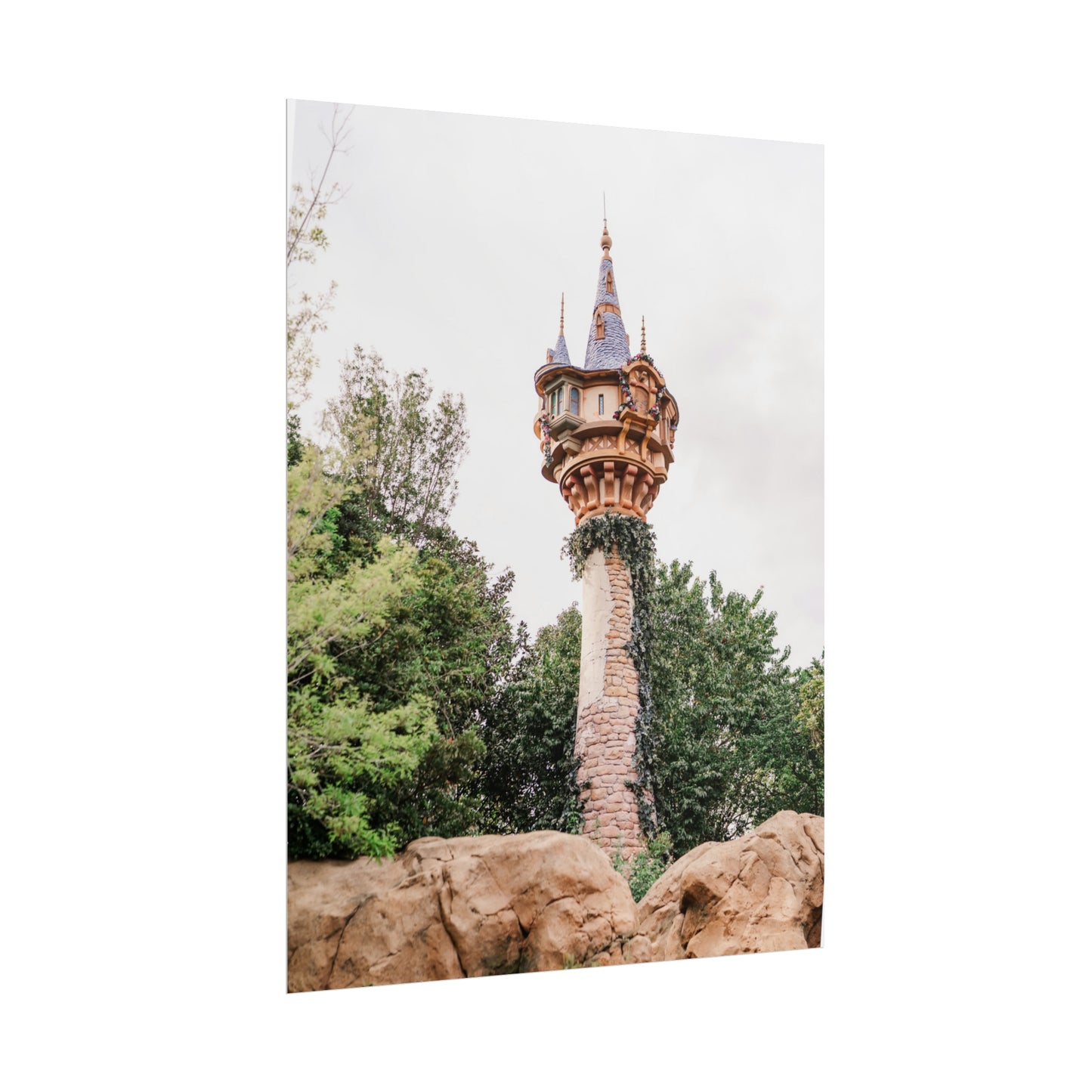 Golden Hair Tower - Unframed Print