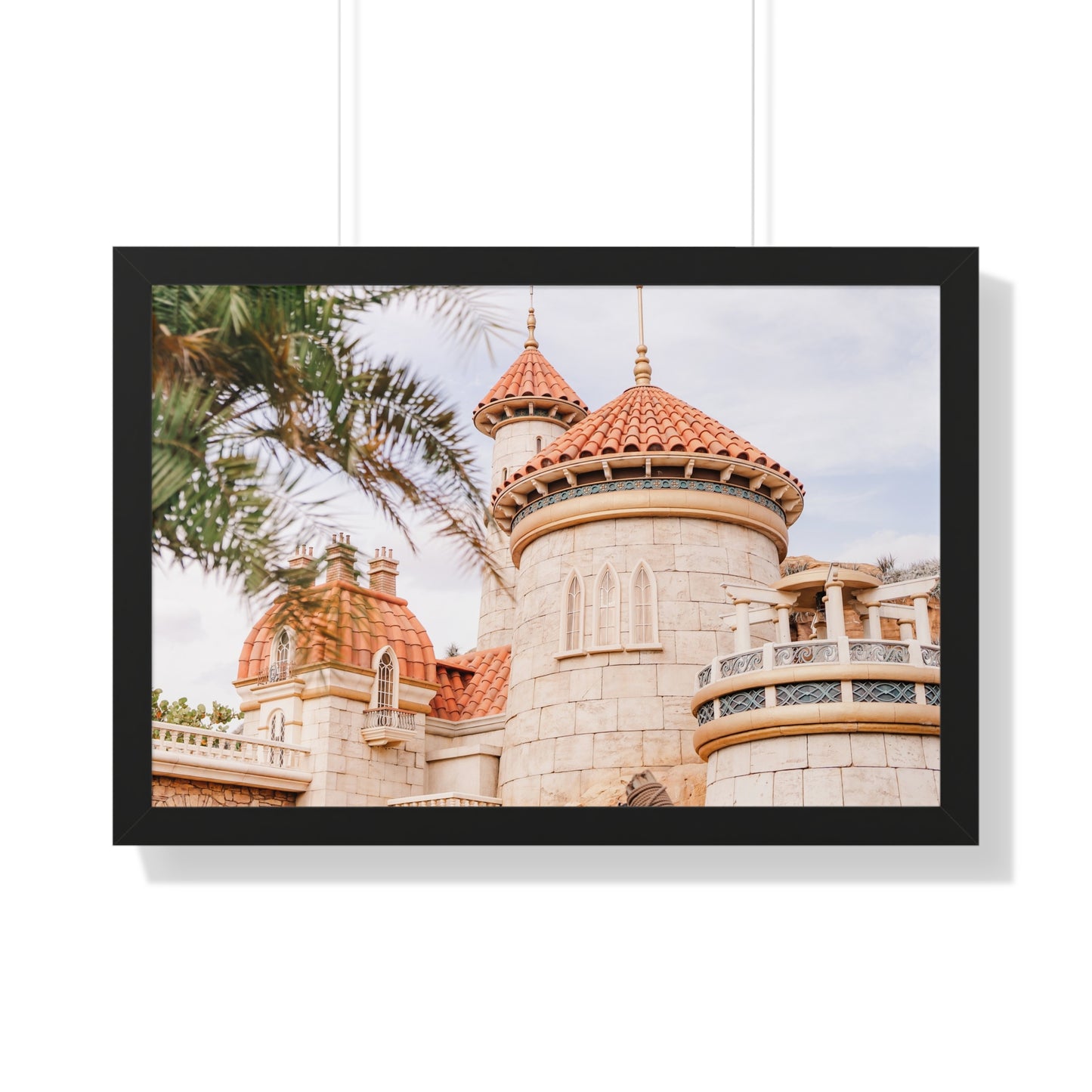 A Mermaid's Castle - Framed Print