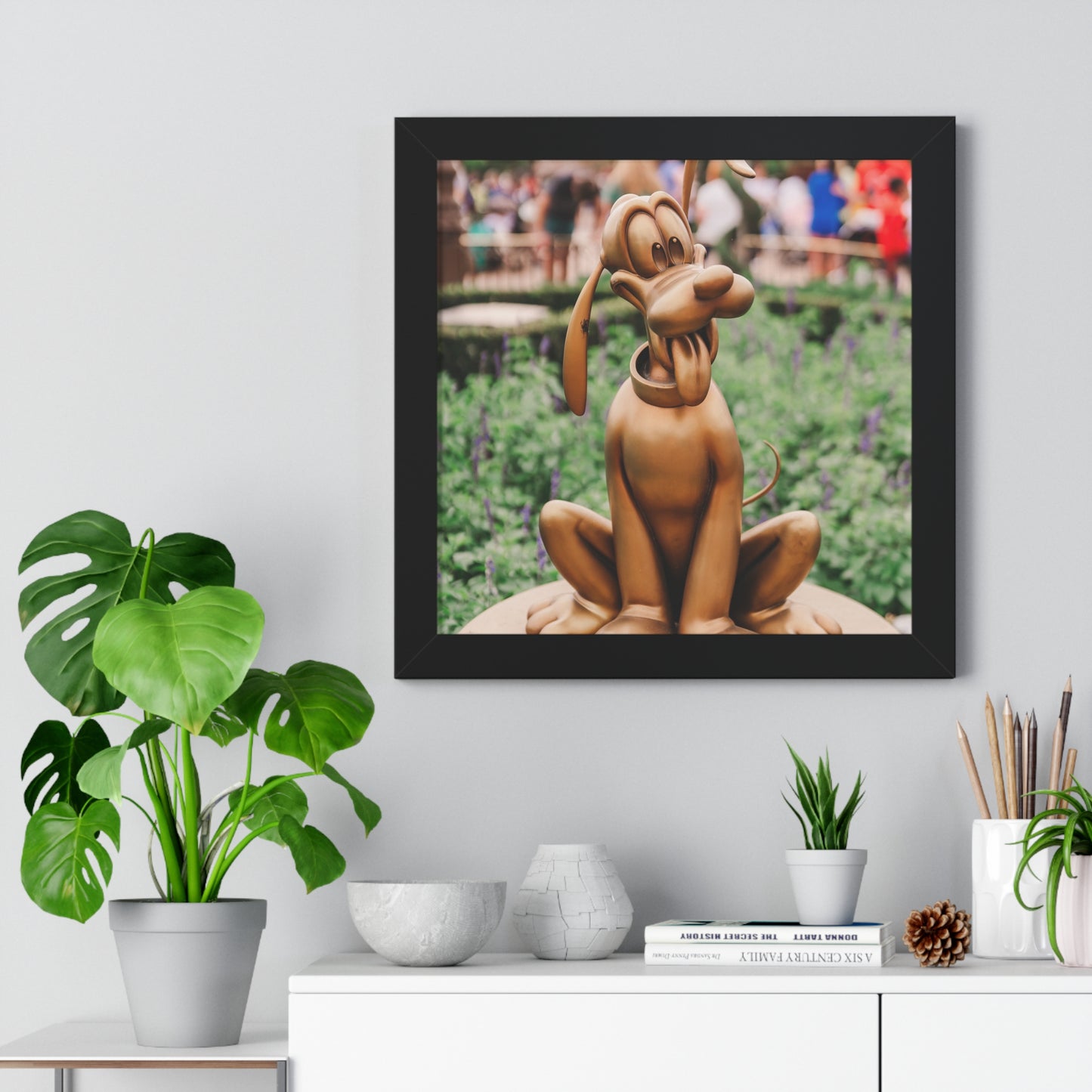 Golden Magical Dog - Framed Print