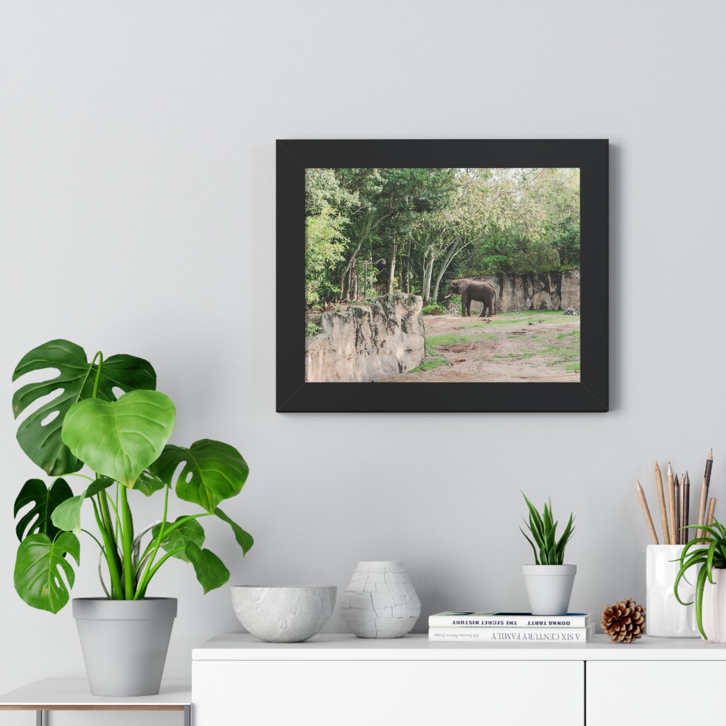 Kingdom Elephant - Framed Print