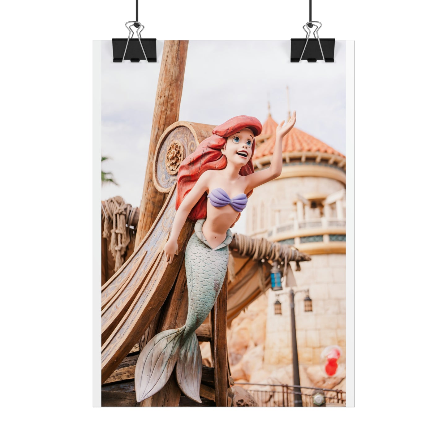 Ship Wrecked Mermaid - Unframed Print