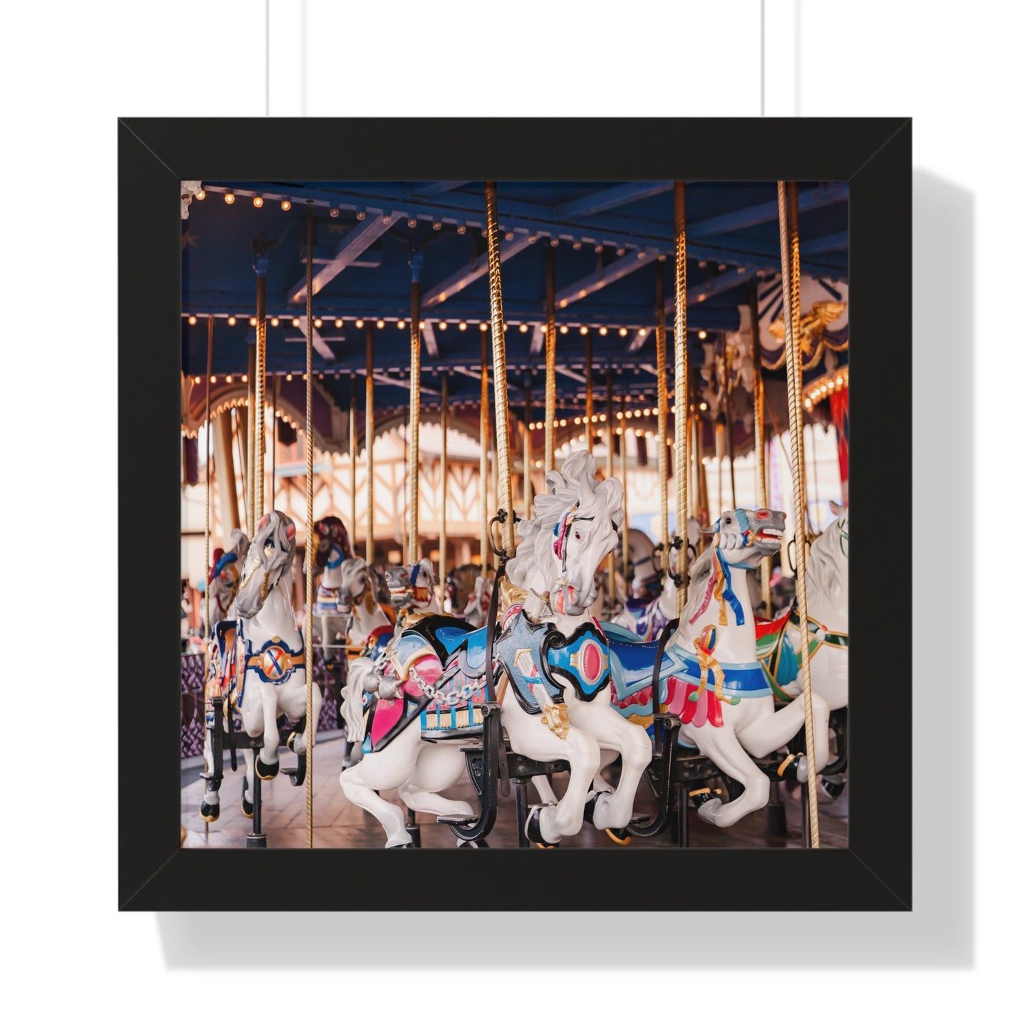 Magical Carousel - Framed Print