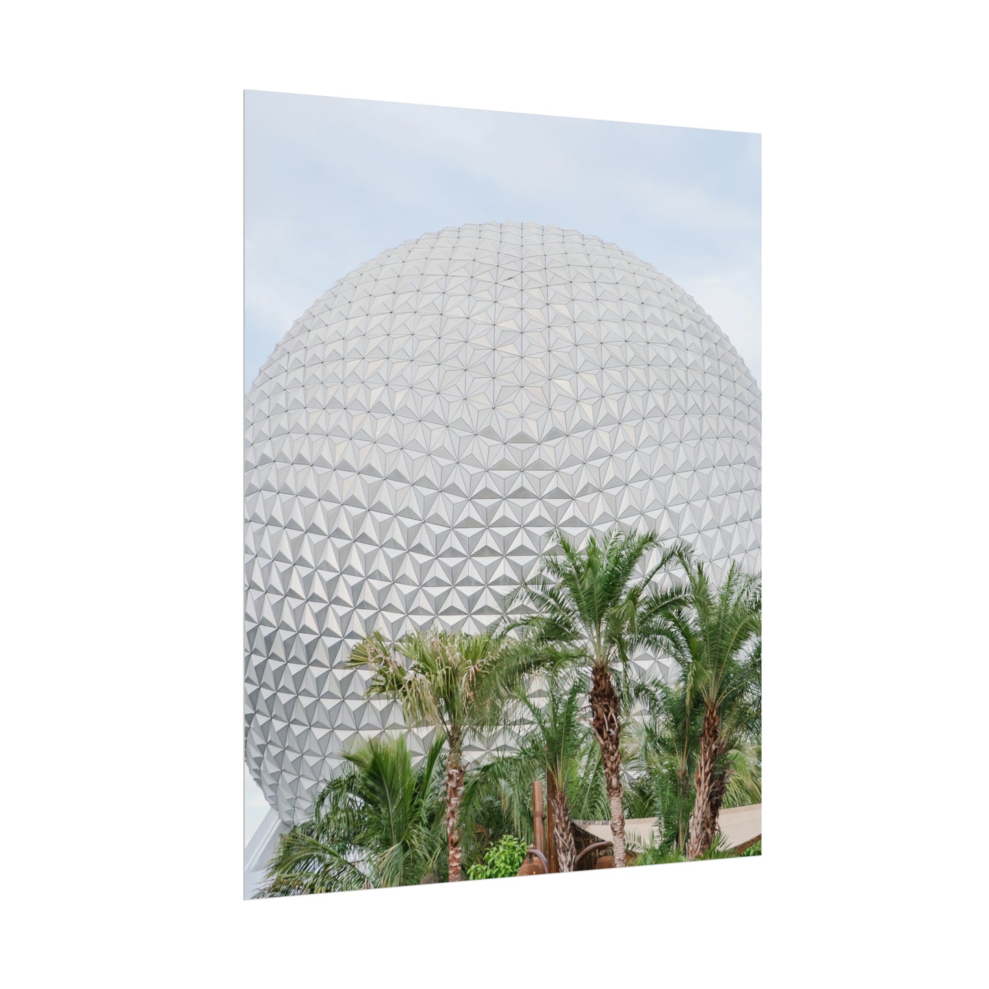 Tropical Golf Ball - Unframed Print