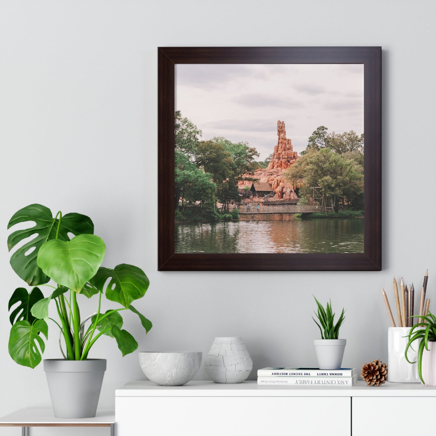 Large Thunder Mountain - Framed Print